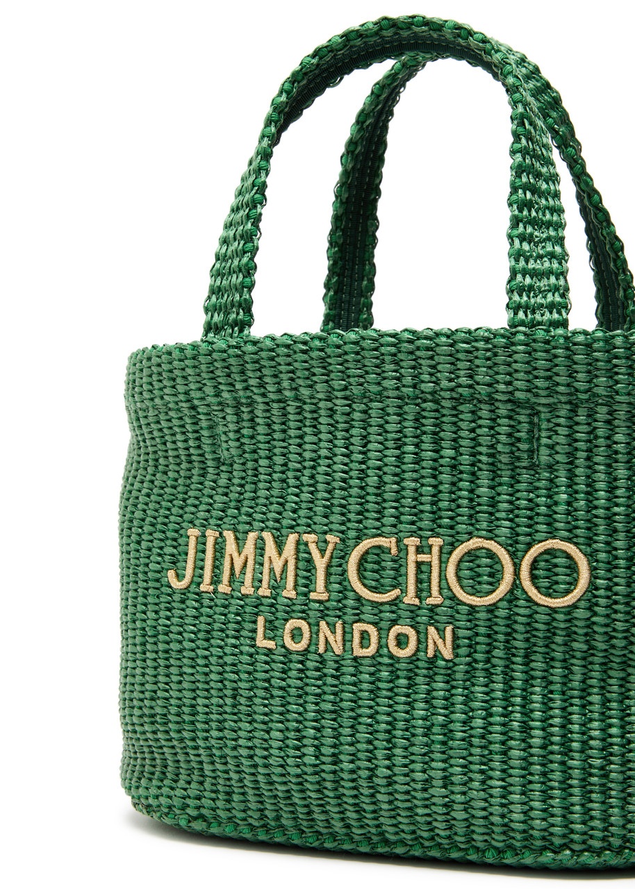 Jimmy Choo Beach Mini Raffia Tote - 3