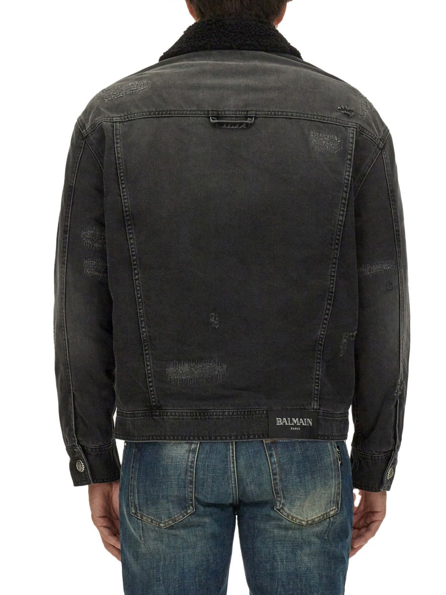 Balmain Men Destroyed Jacket - 3