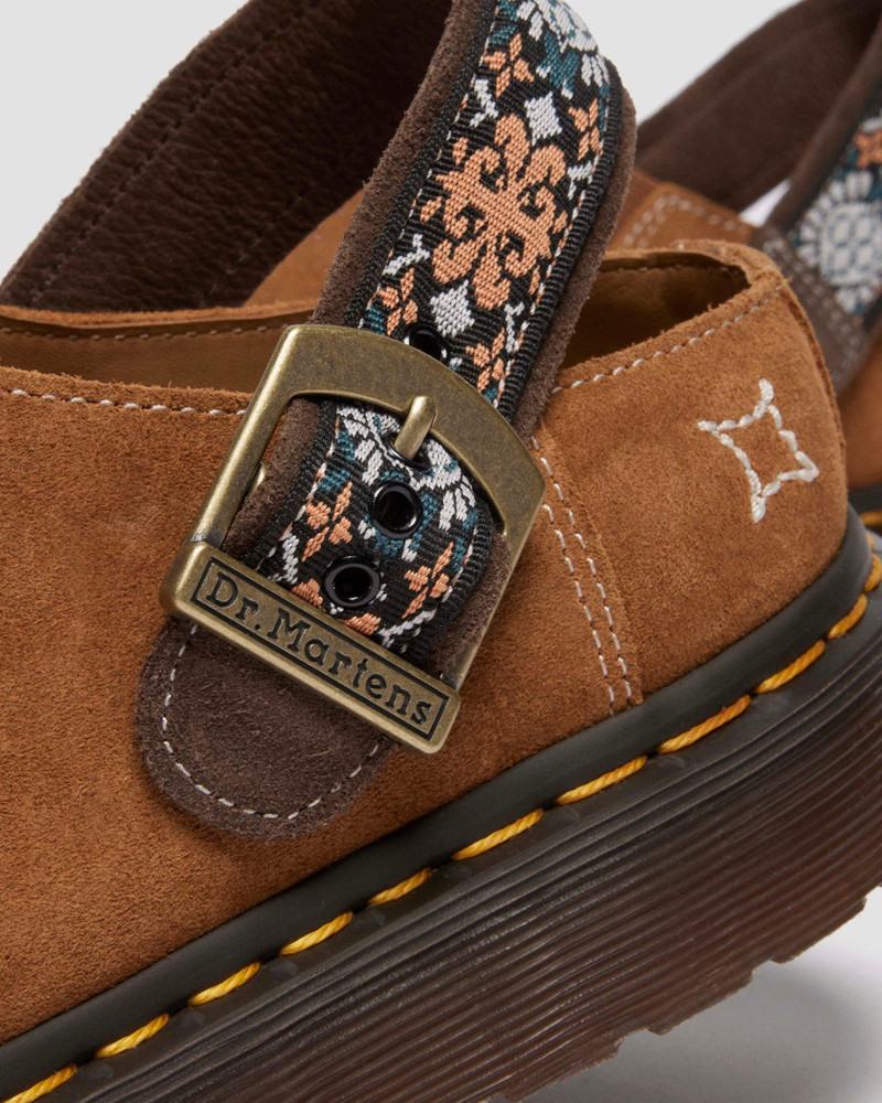 Isham Suede and Jacquard Mules 4