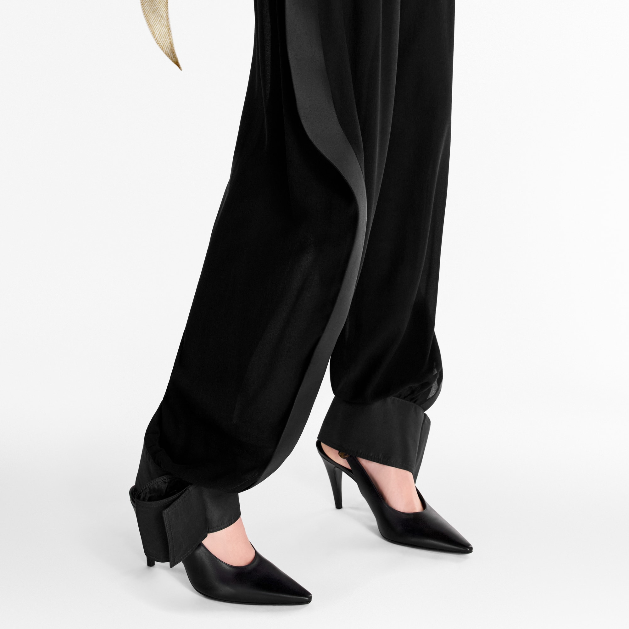 Sheer Silk Balloon Pants - 5