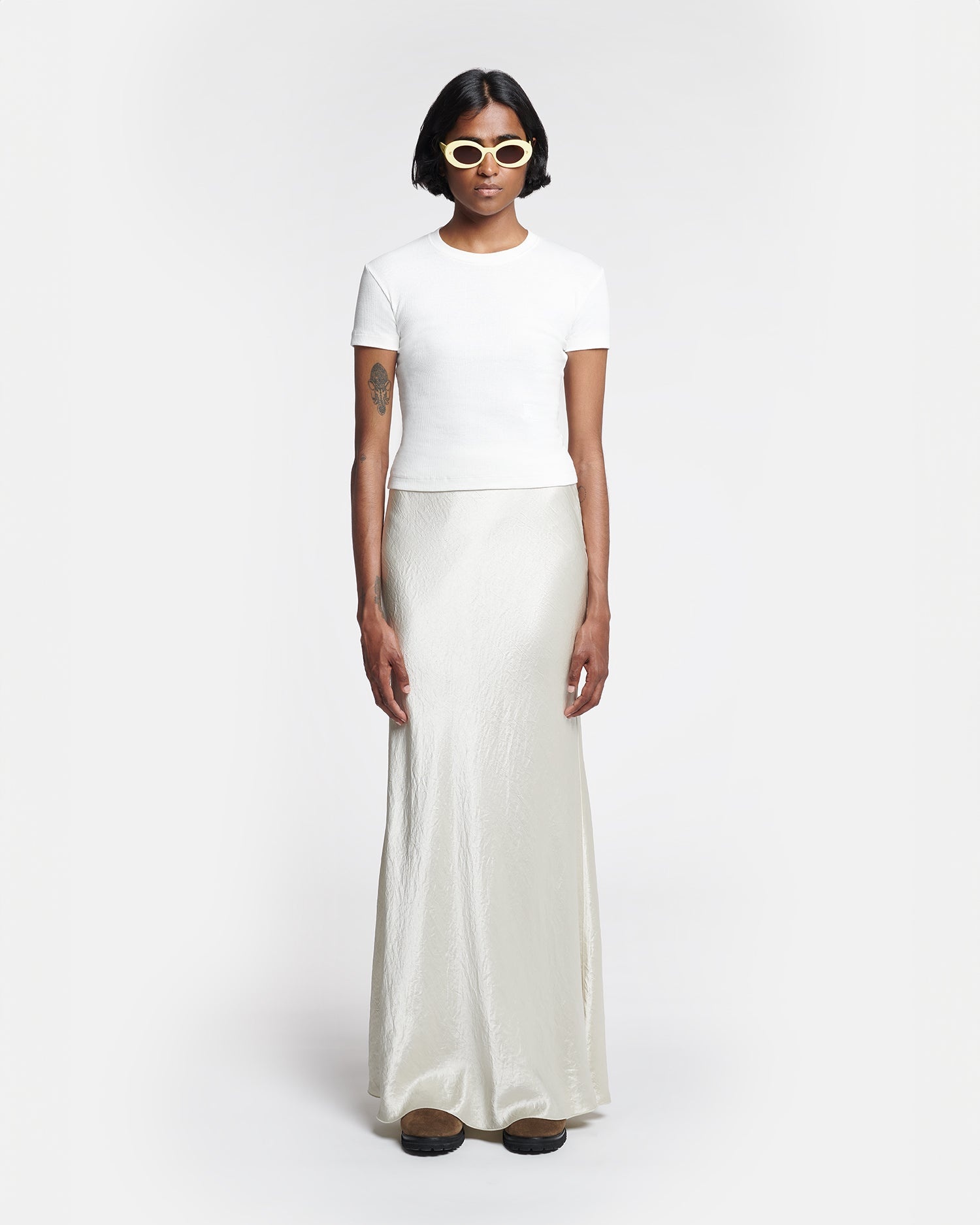 Cropped Ribbed Cotton-Jersey T-Shirt - 2