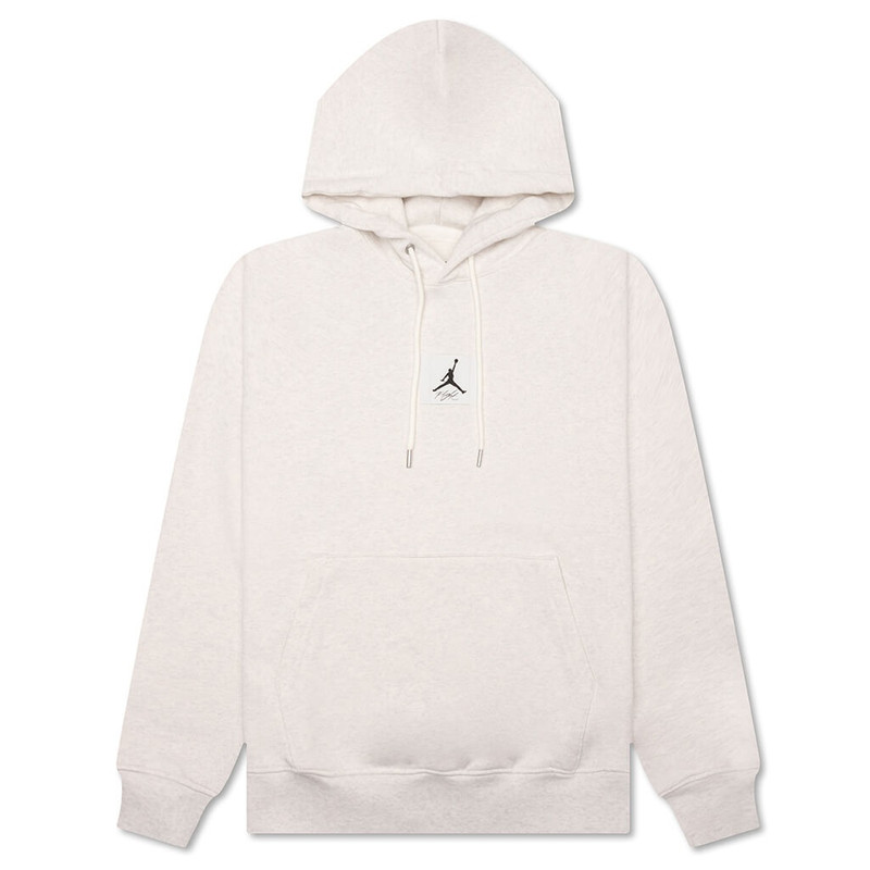 FLIGHT FLEECE PULLOVER HOODIE - SAIL/HEATHER/SAIL - 1
