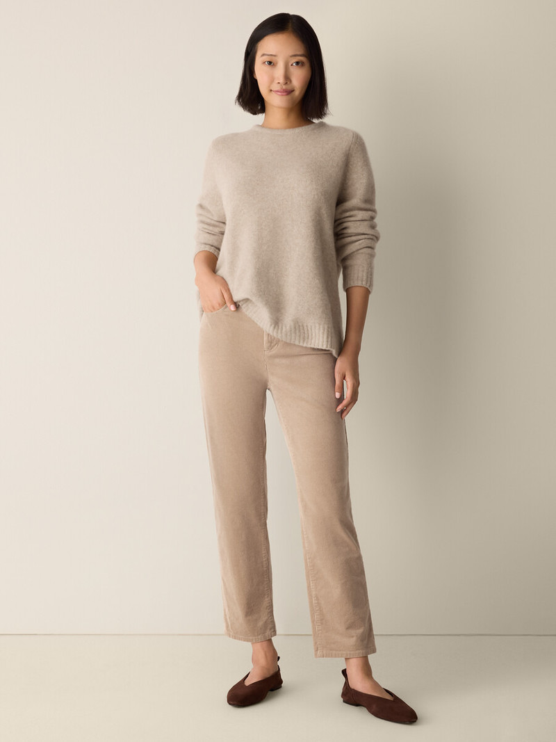 EILEEN FISHER Organic Cotton Stretch Corduroy Straight Pant outlook