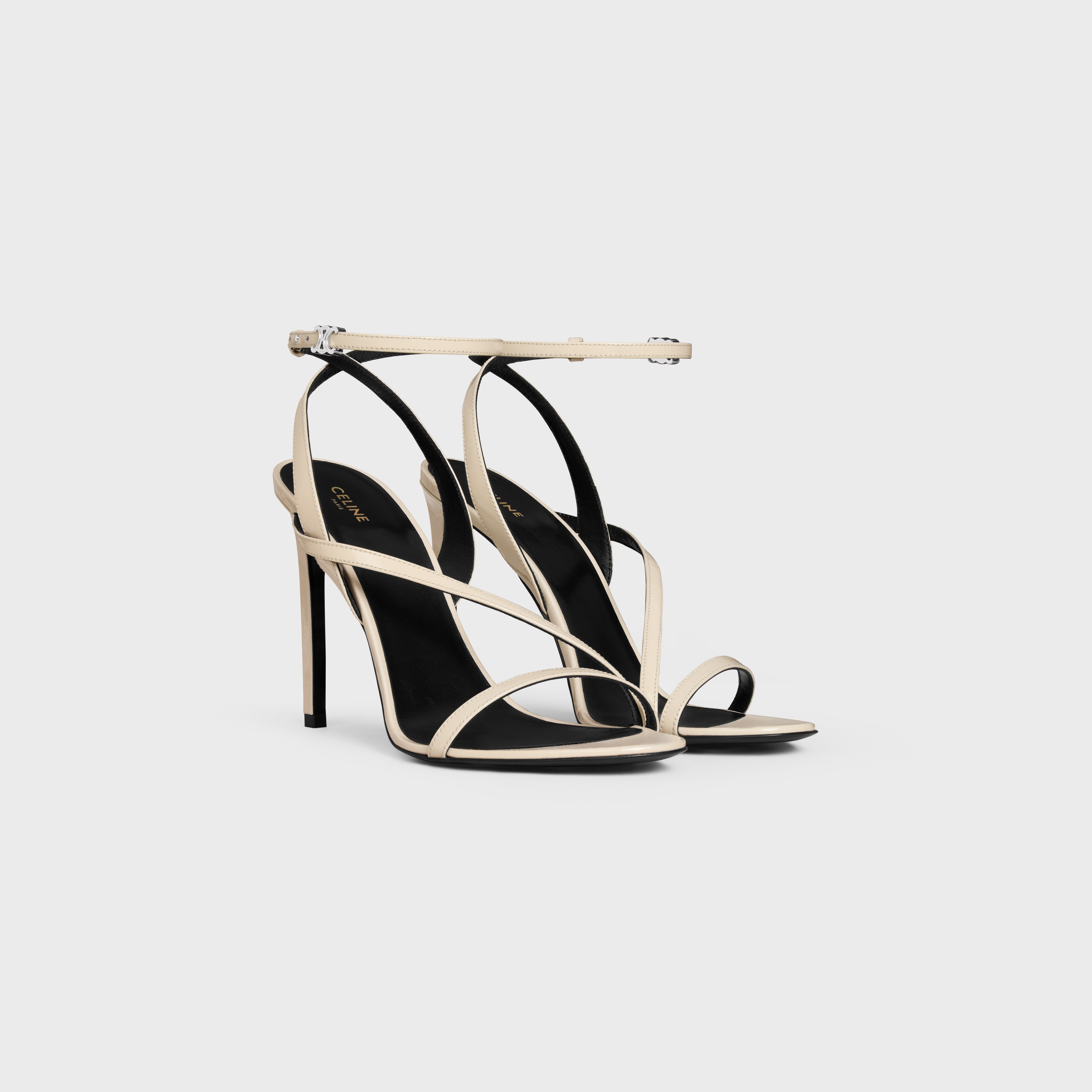 CELINE AVA TRIOMPHE STILETTO SANDAL IN PATENT CALFSKIN - 2