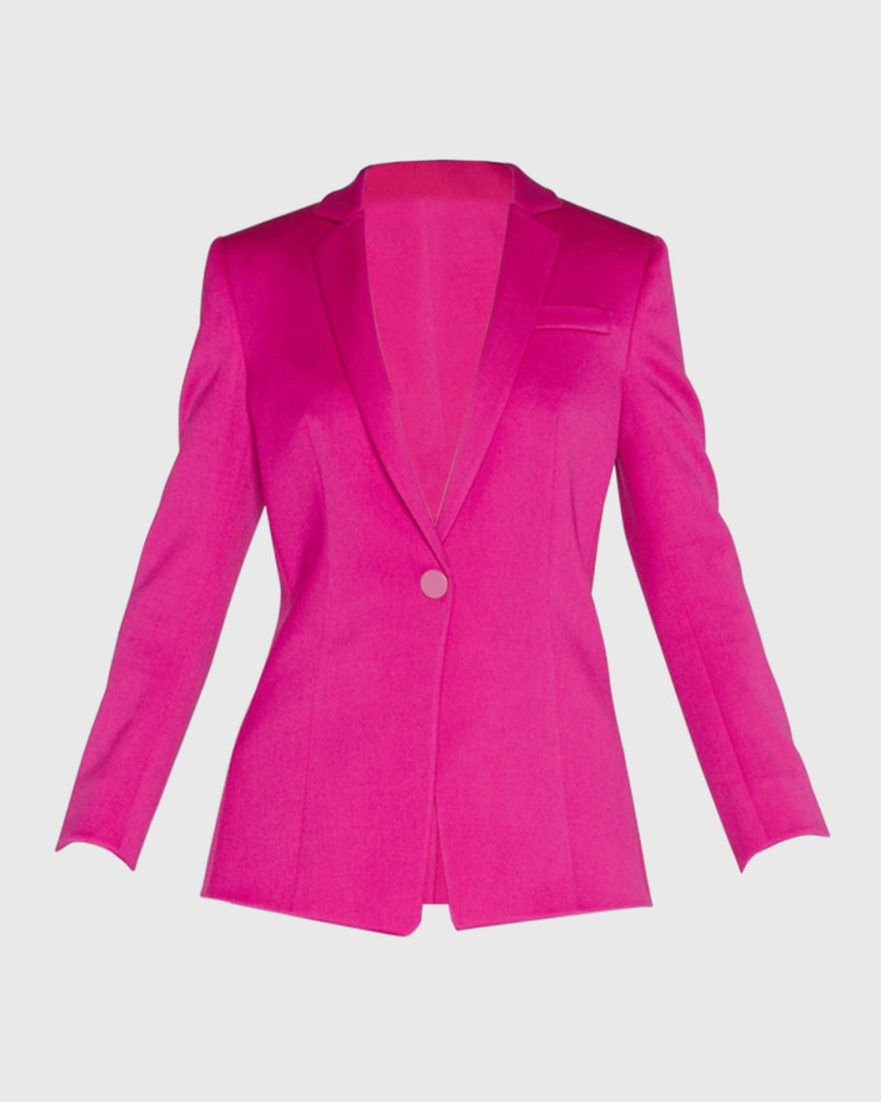 GIORGIO ARMANI Virgin Wool Tuxedo Blazer outlook