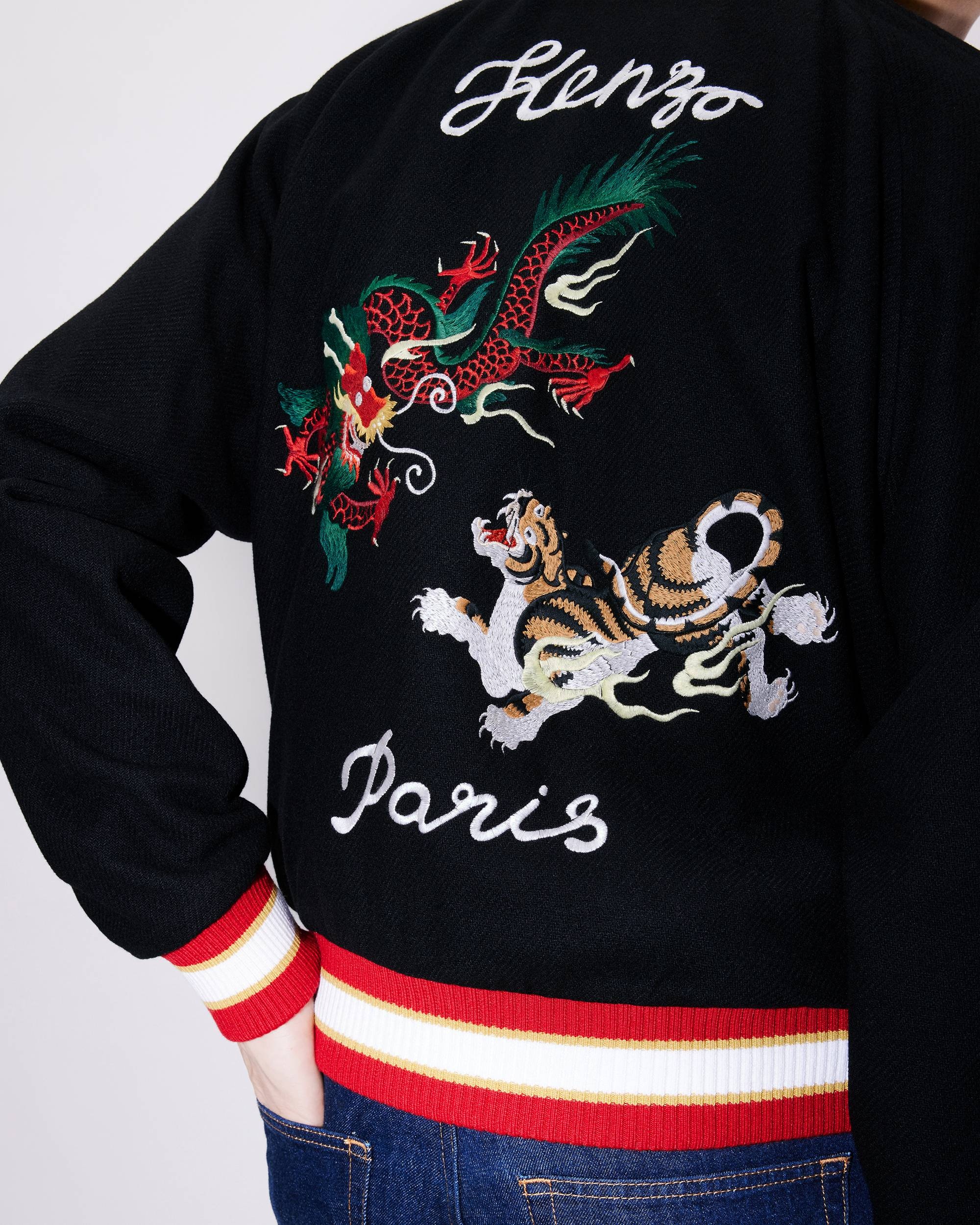 'Year of the Dragon' reversible embroidered genderless jacket - 11