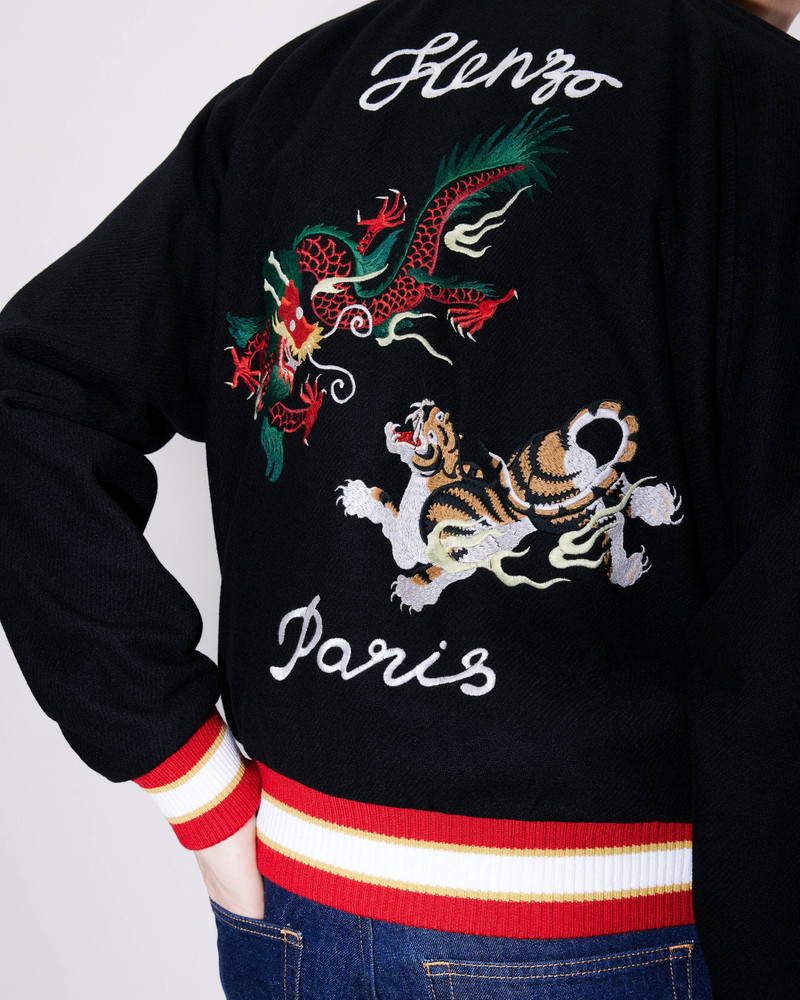 'Year of the Dragon' reversible embroidered genderless jacket 11