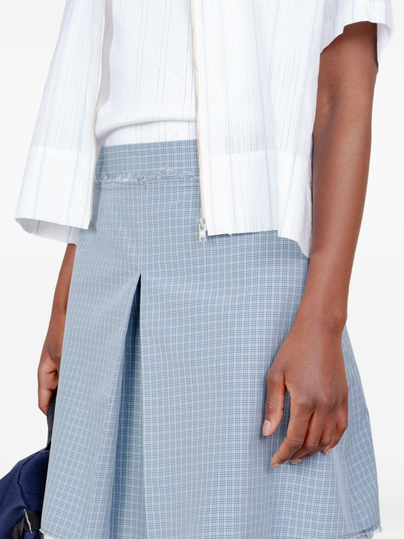 checked mini pleated skirt 4