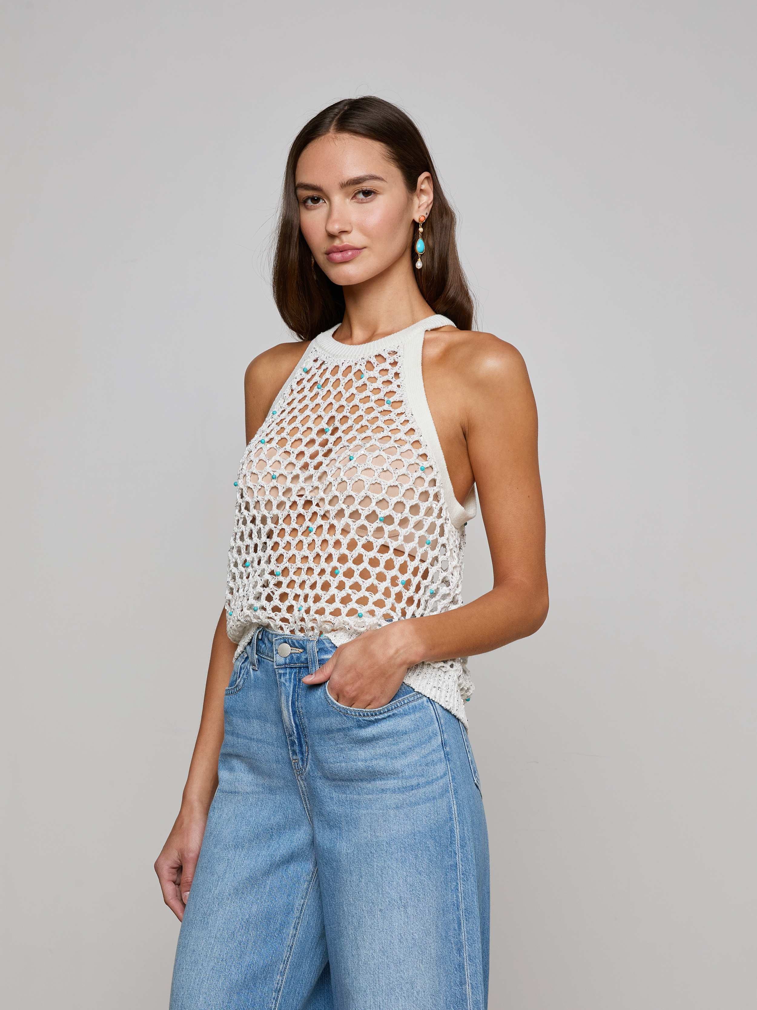 Parmida Embellished Tank - 4