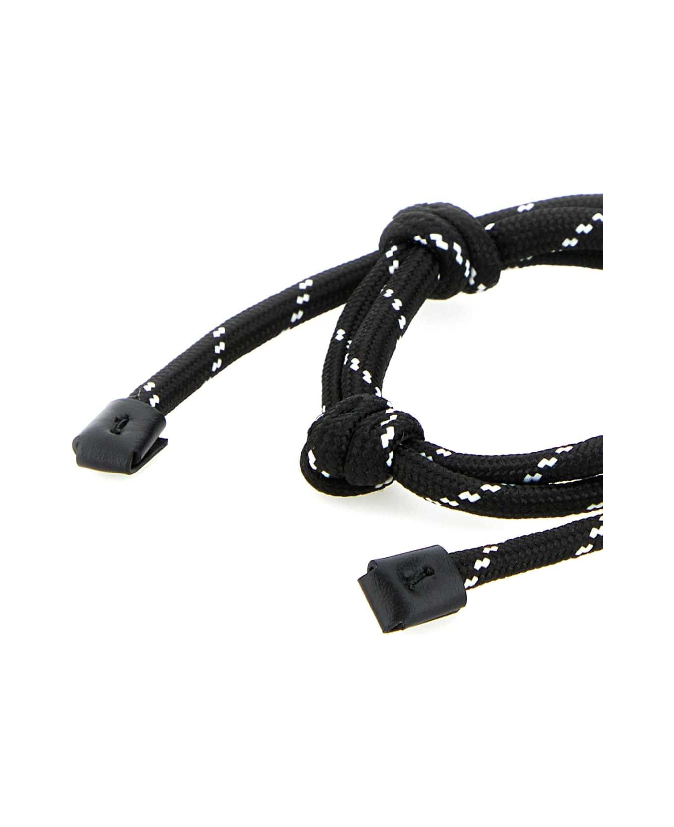 Black Fabric Bracelet - 3