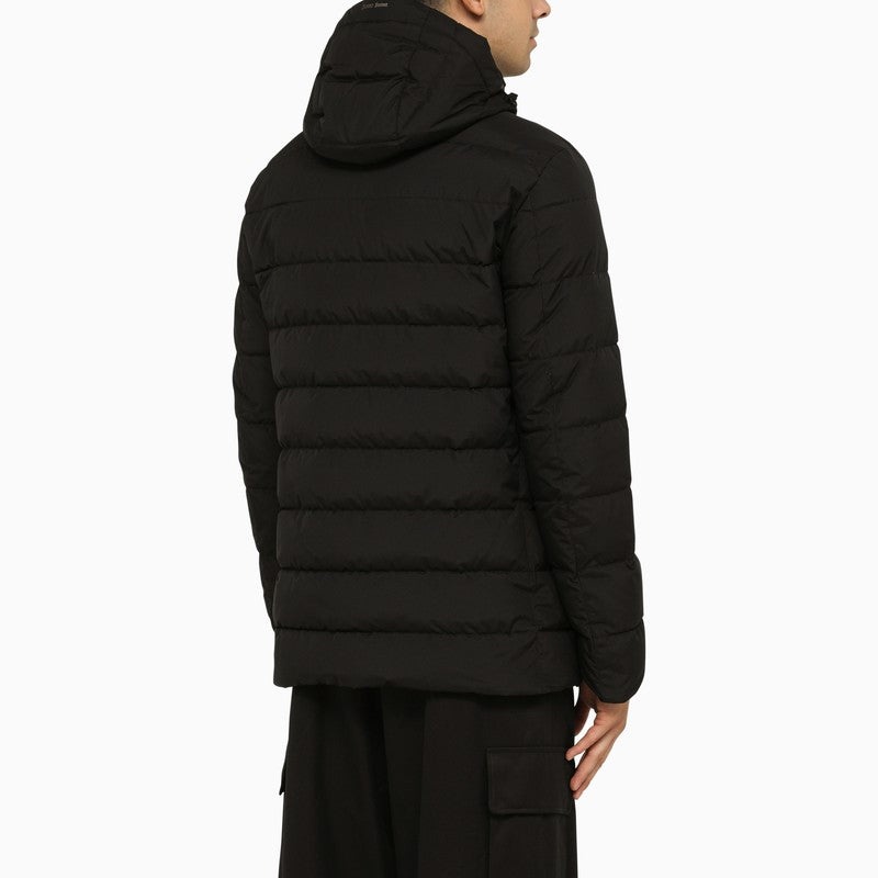 Herno Black Quilted Nylon Down Jacket Men - 3