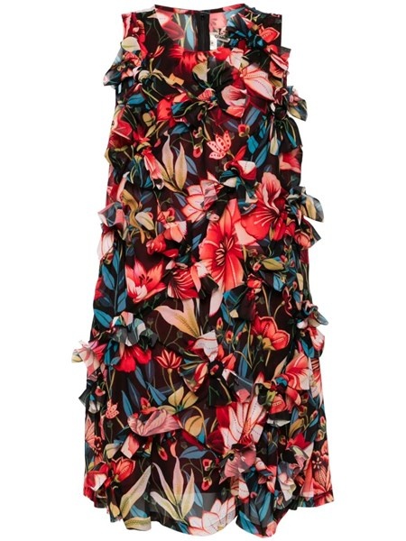 Dress with floral print - 1