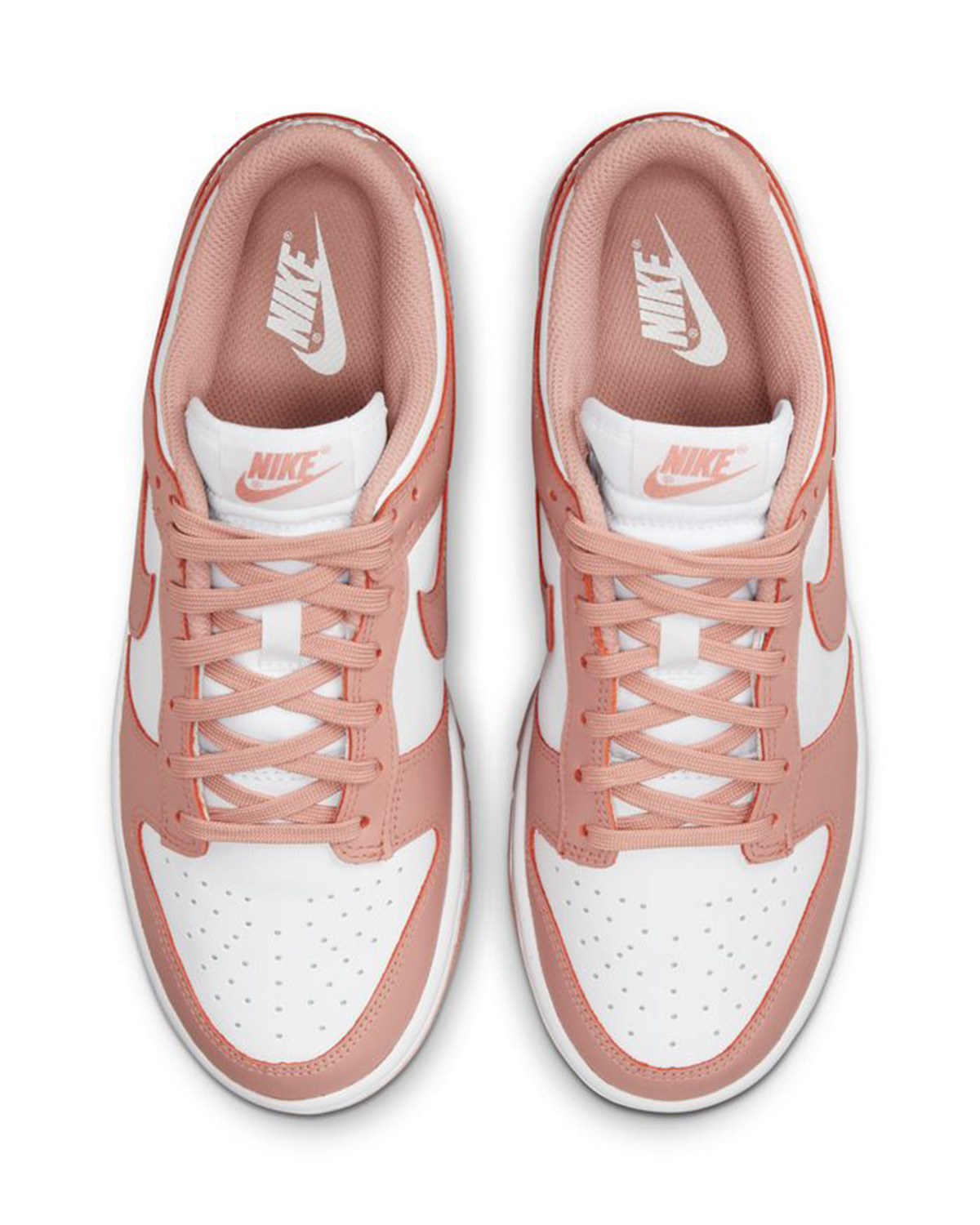 Wmns Dunk Low White/Rose Whisper - 4