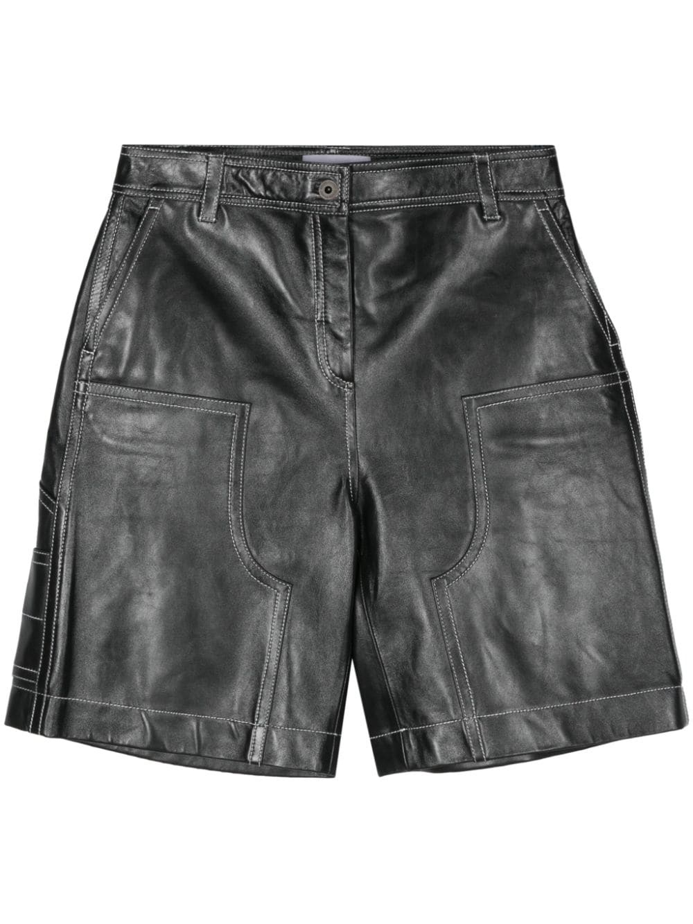 Rue leather shorts - 1