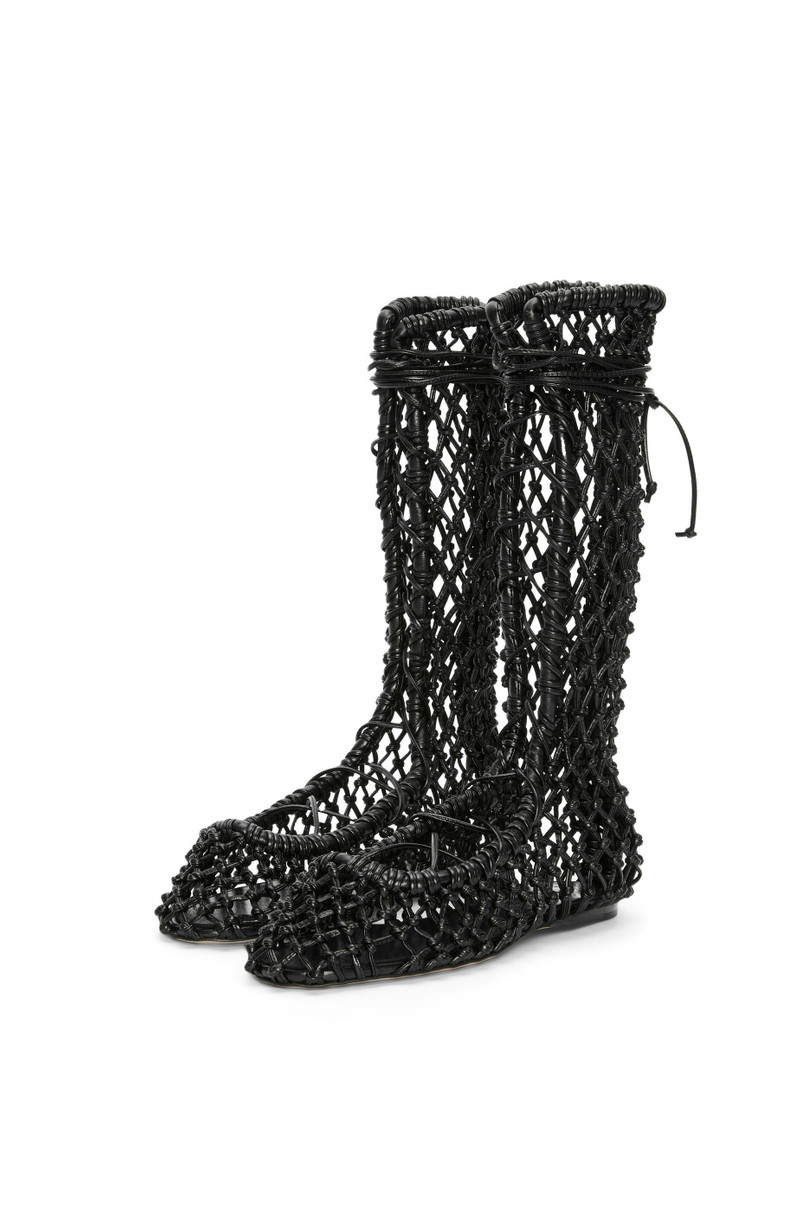 Loewe Woven boot in lambskin outlook