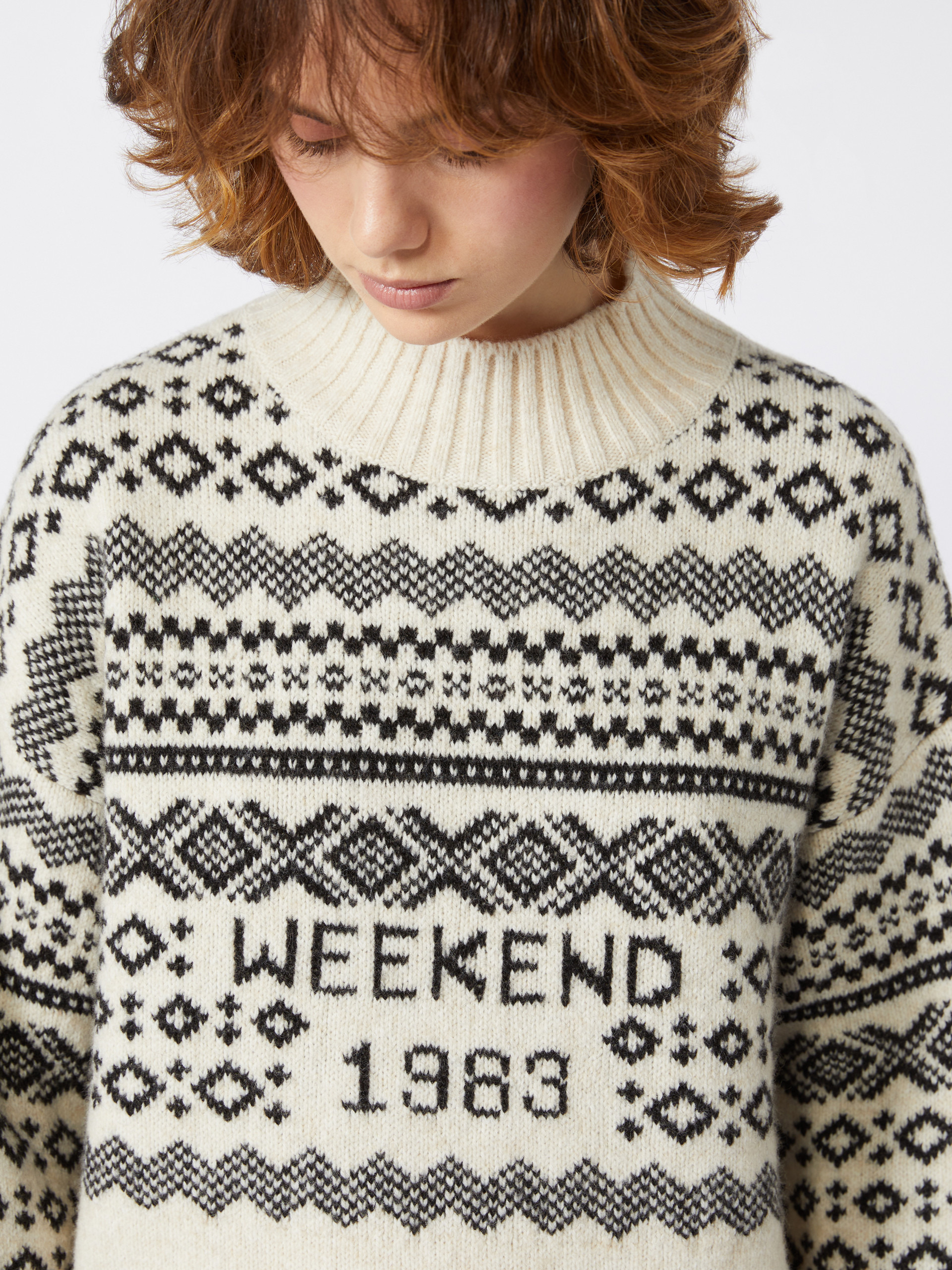 BRIOSO1234 Wool and alpaca jacquard jumper - 6