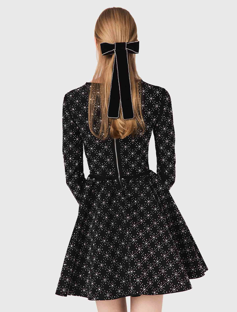 Pearl and rhinestone skater dress 7