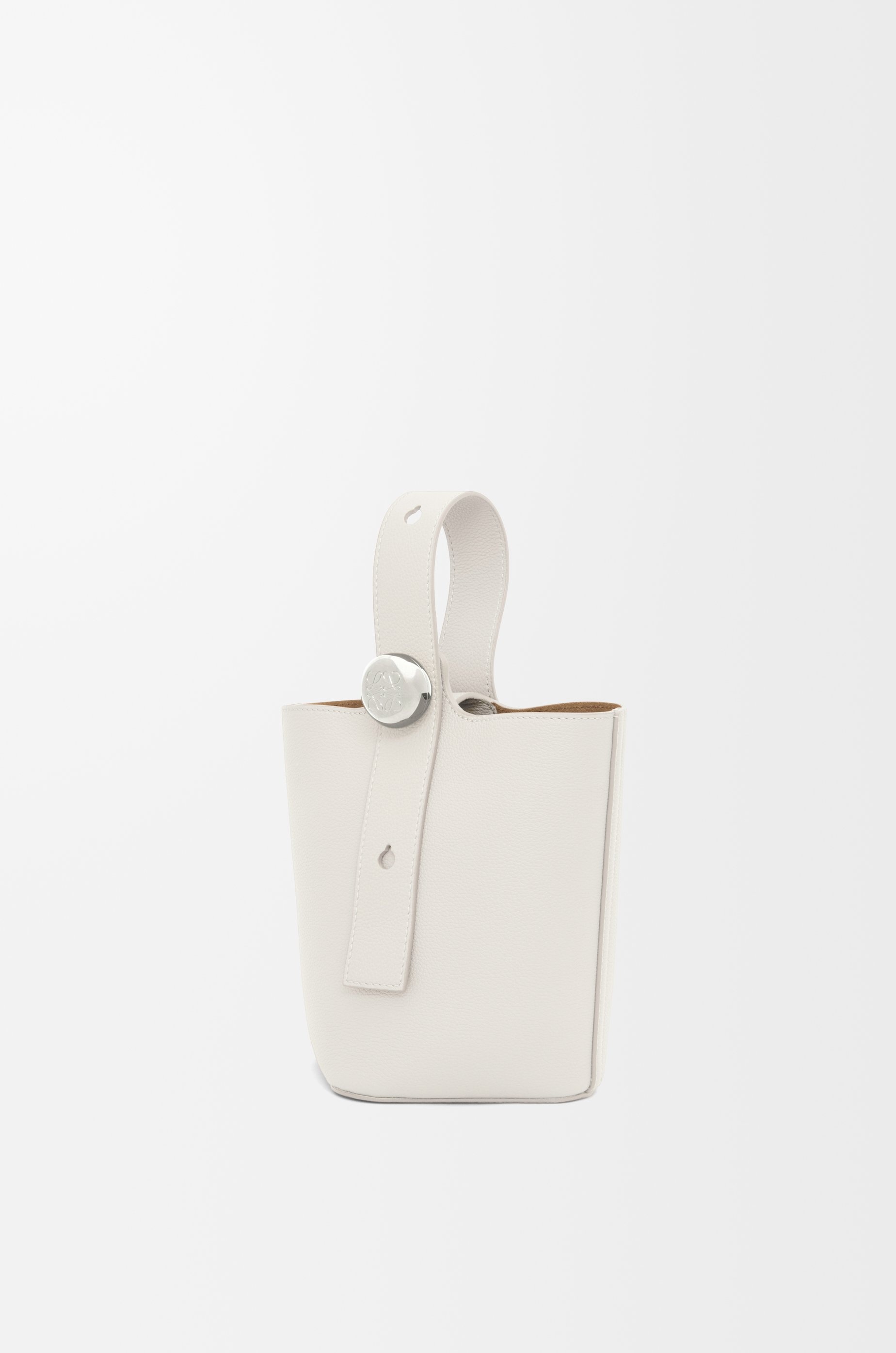 Mini Pebble Bucket bag in soft grained calfskin - 2