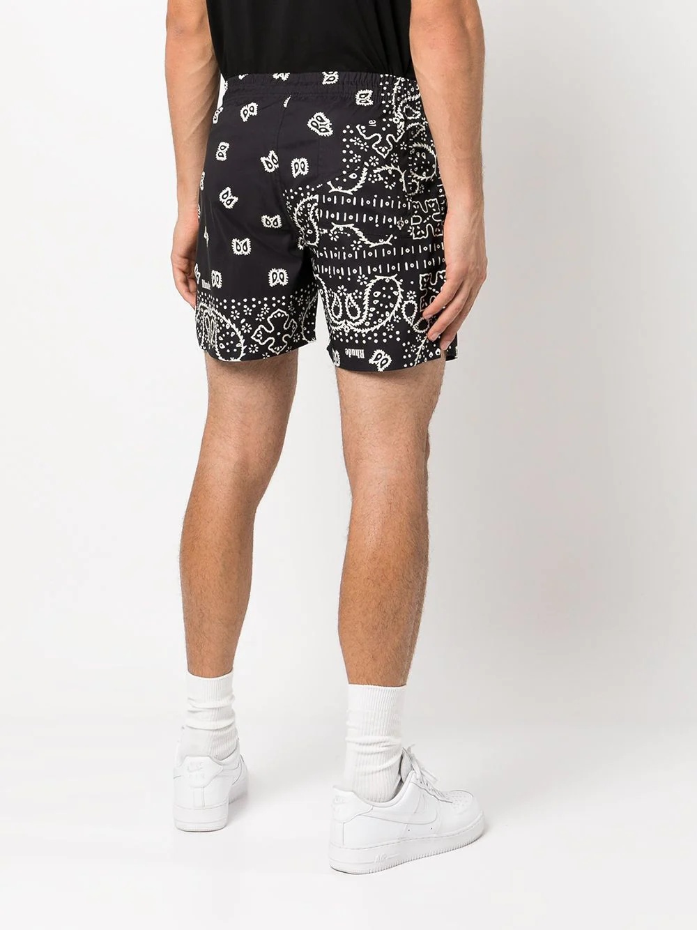 bandana-print shorts - 4