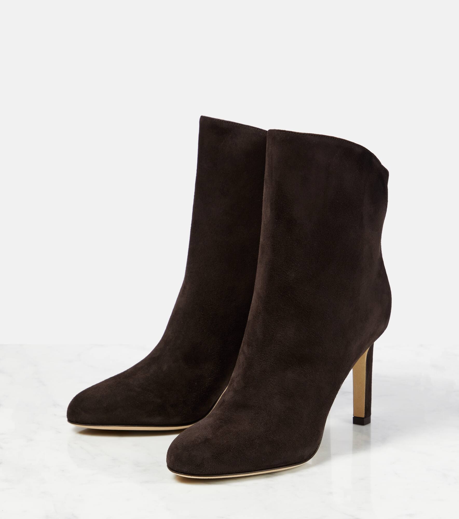 Karter 85 suede leather ankle boots - 5