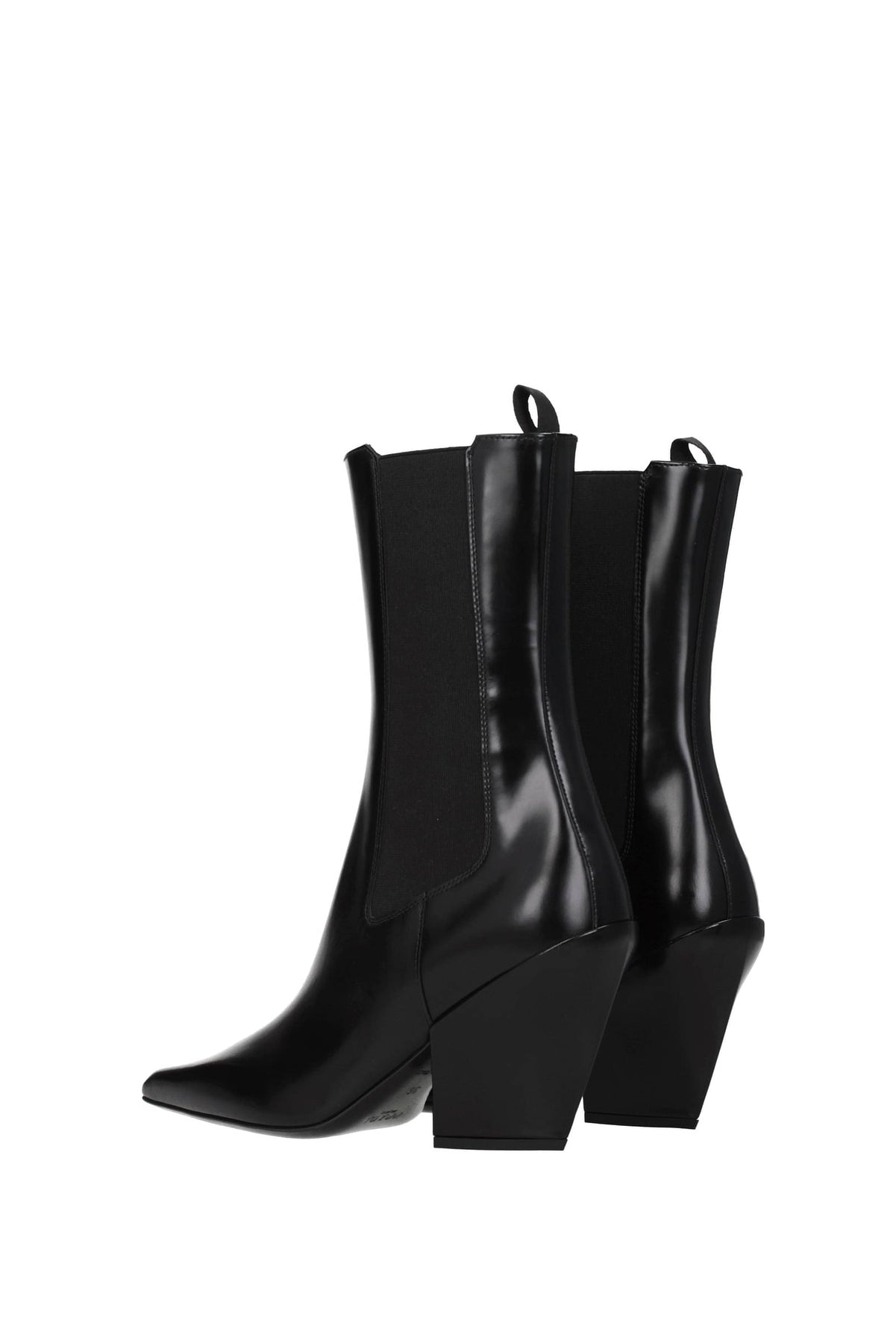 Ankle boots Leather Black - 4