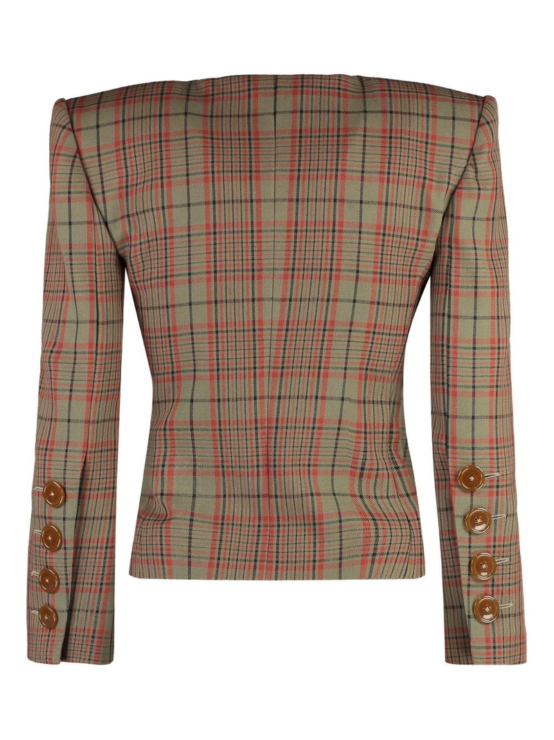 Vivienne Westwood checked blazer outlook