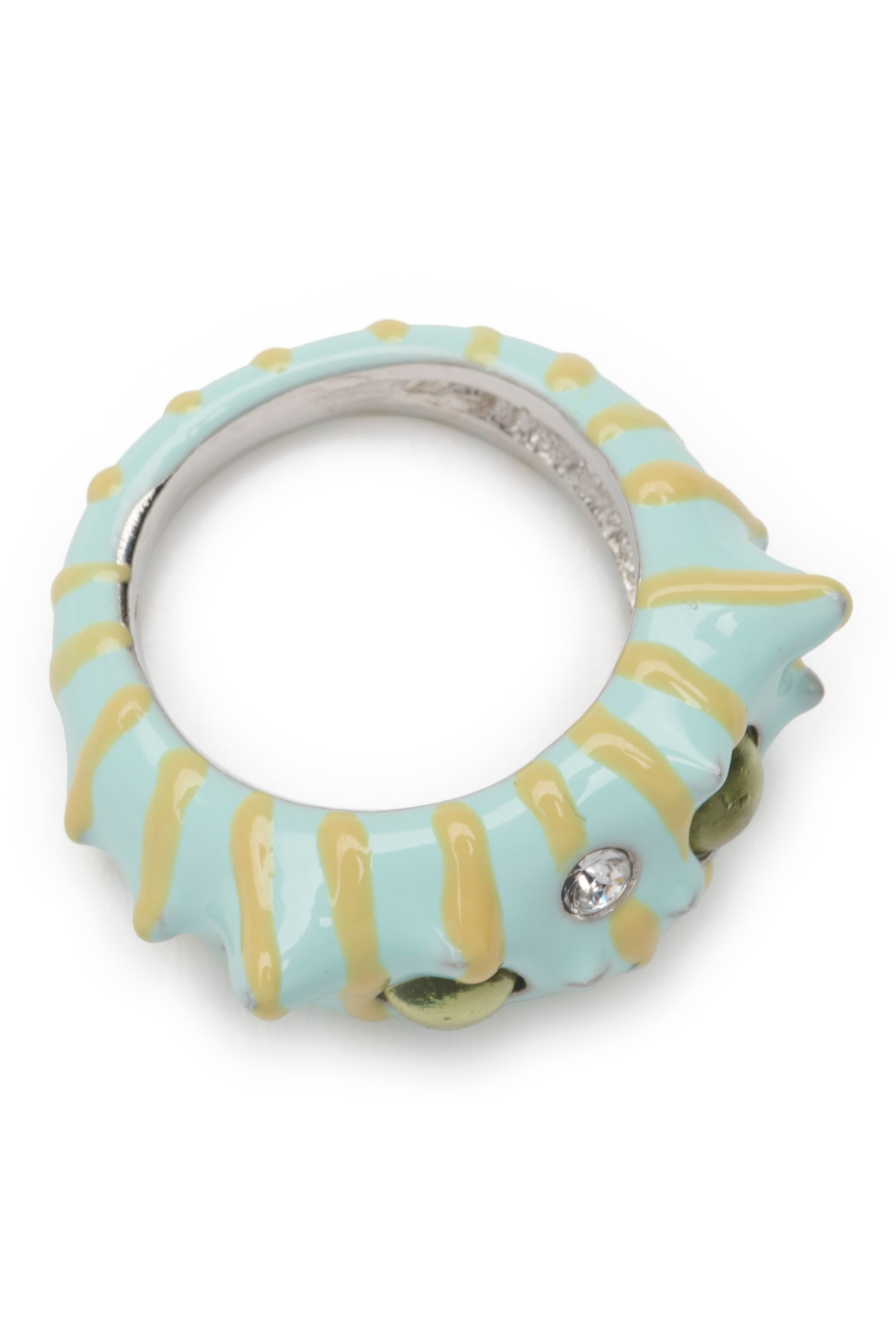 LEMON STRIPE DEMI ALIEN RING - 3