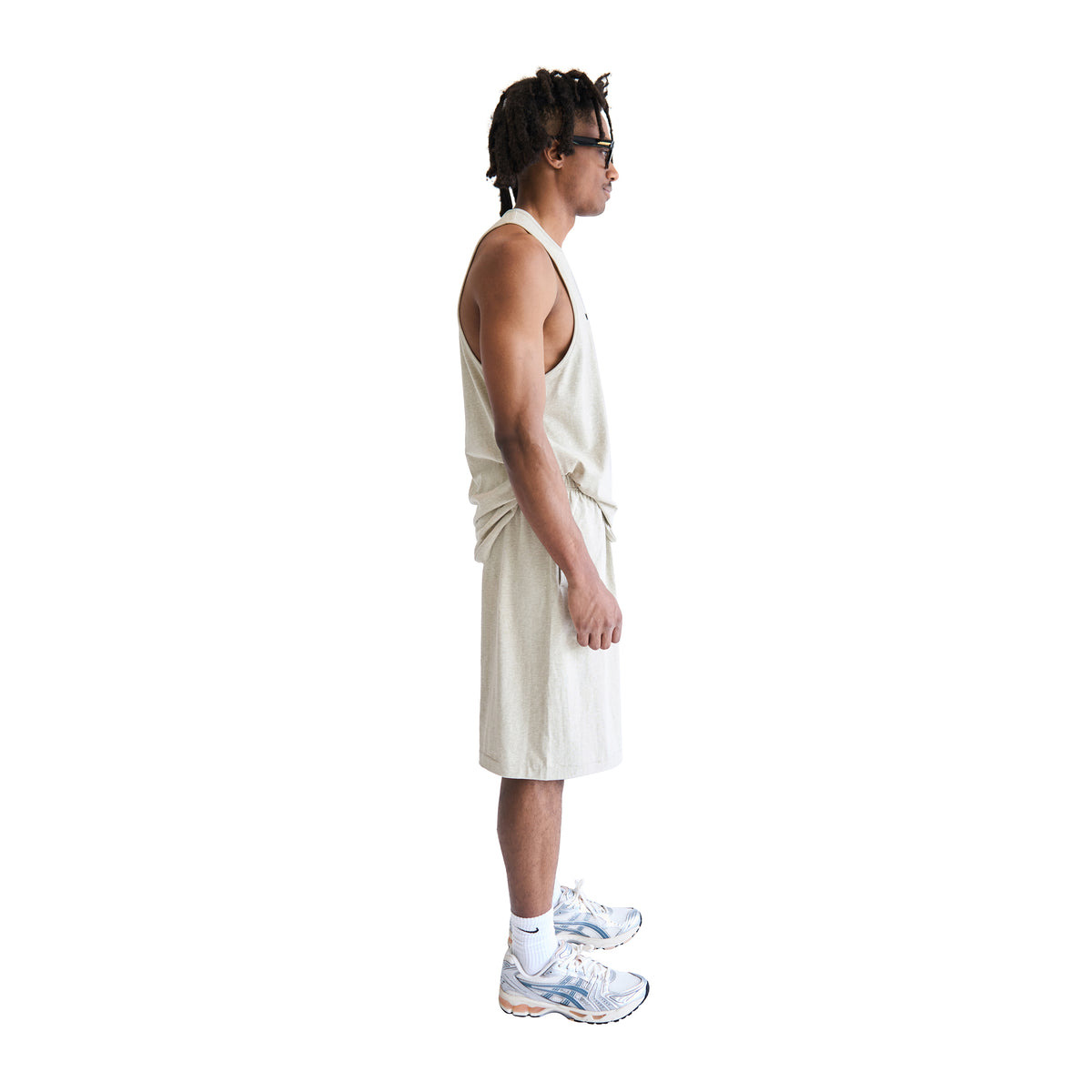 VINTAGE FIT TANK (HEATHER STONE) - 2