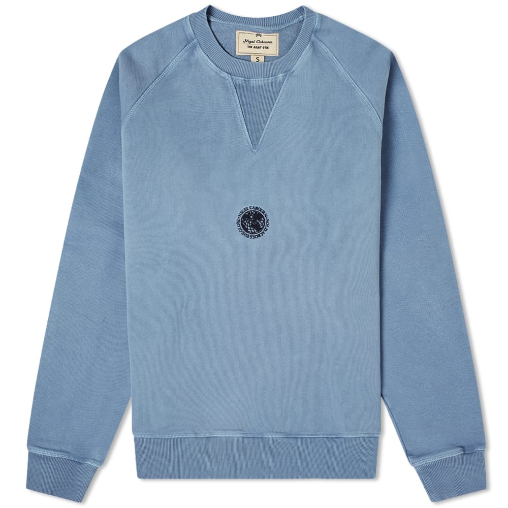 Nigel Cabourn Embroidered Logo Crew Sweat - 1