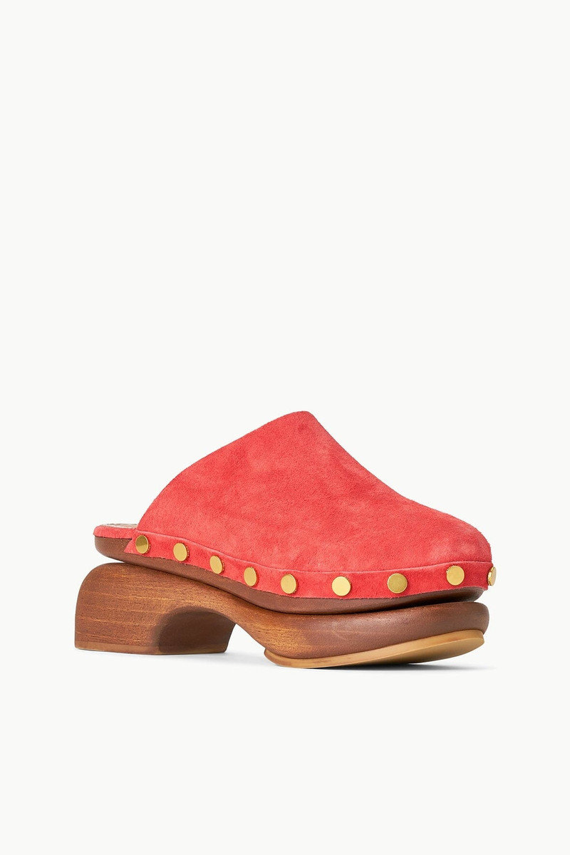 STAUD RHODES CLOG RED ROSE 3