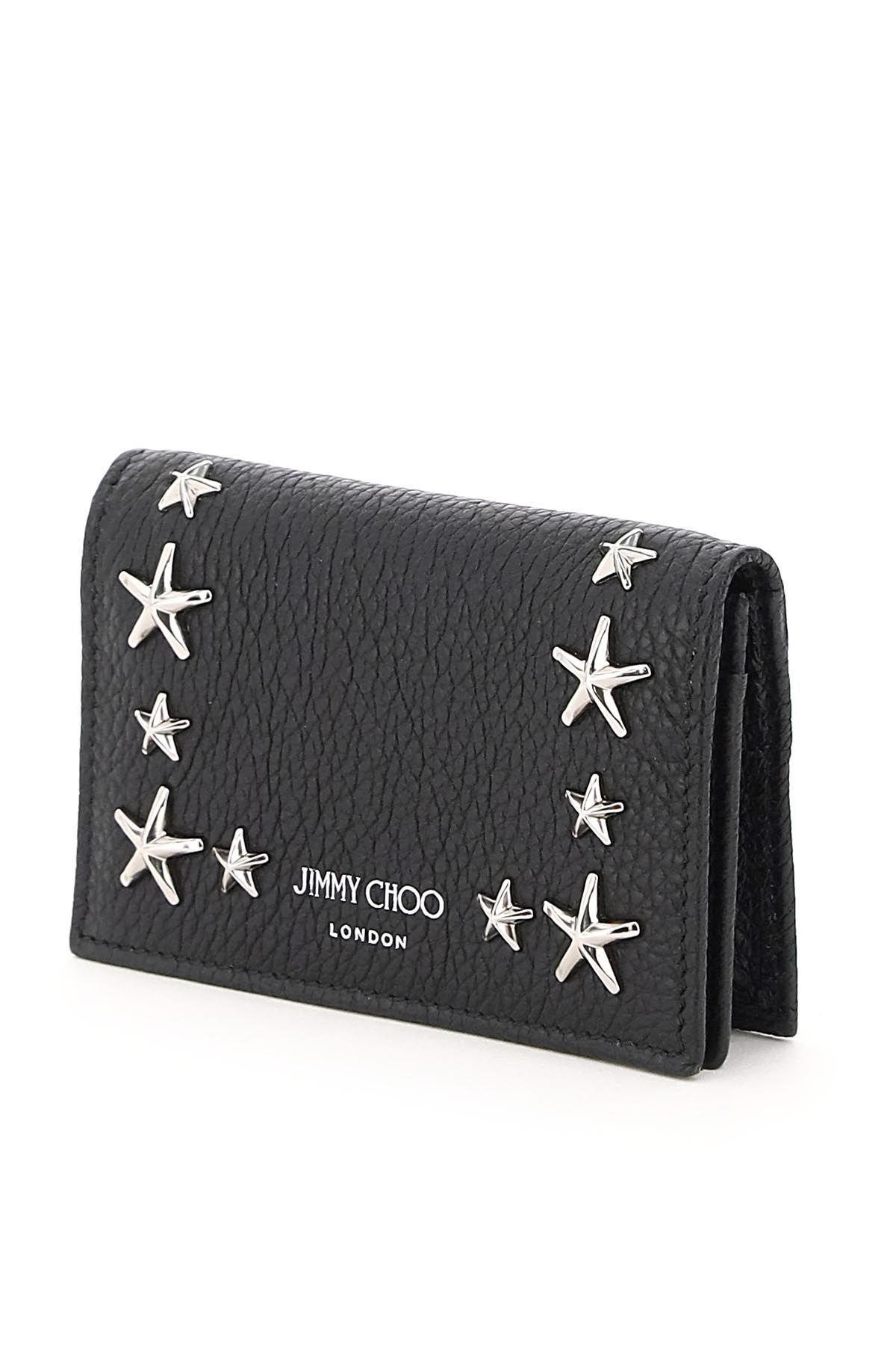 MULTIPOCKETS STAR STUDS CARD HOLDER - 4