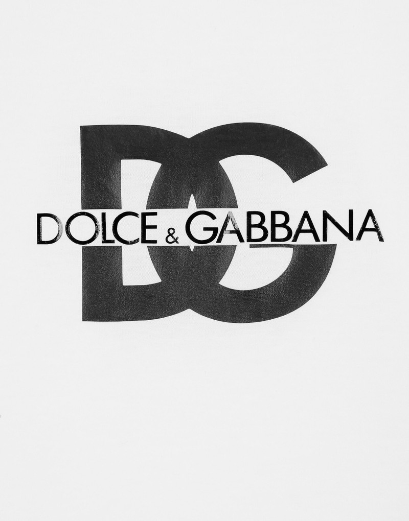 Short-sleeved T-shirt with DG logo print 3