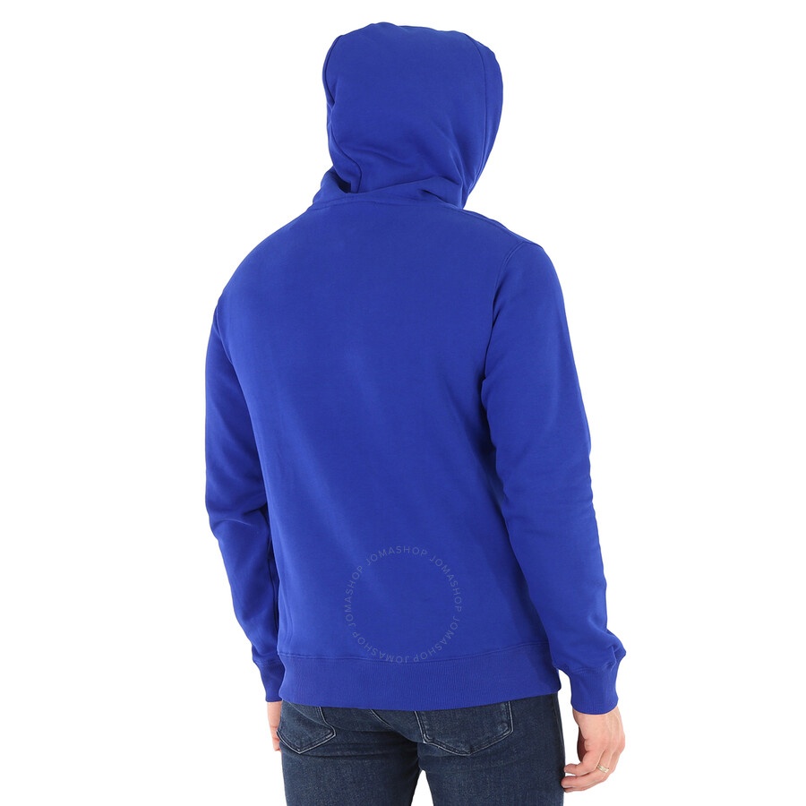 Etudes Blue Klein Signature Logo Cotton Hoodie - 6