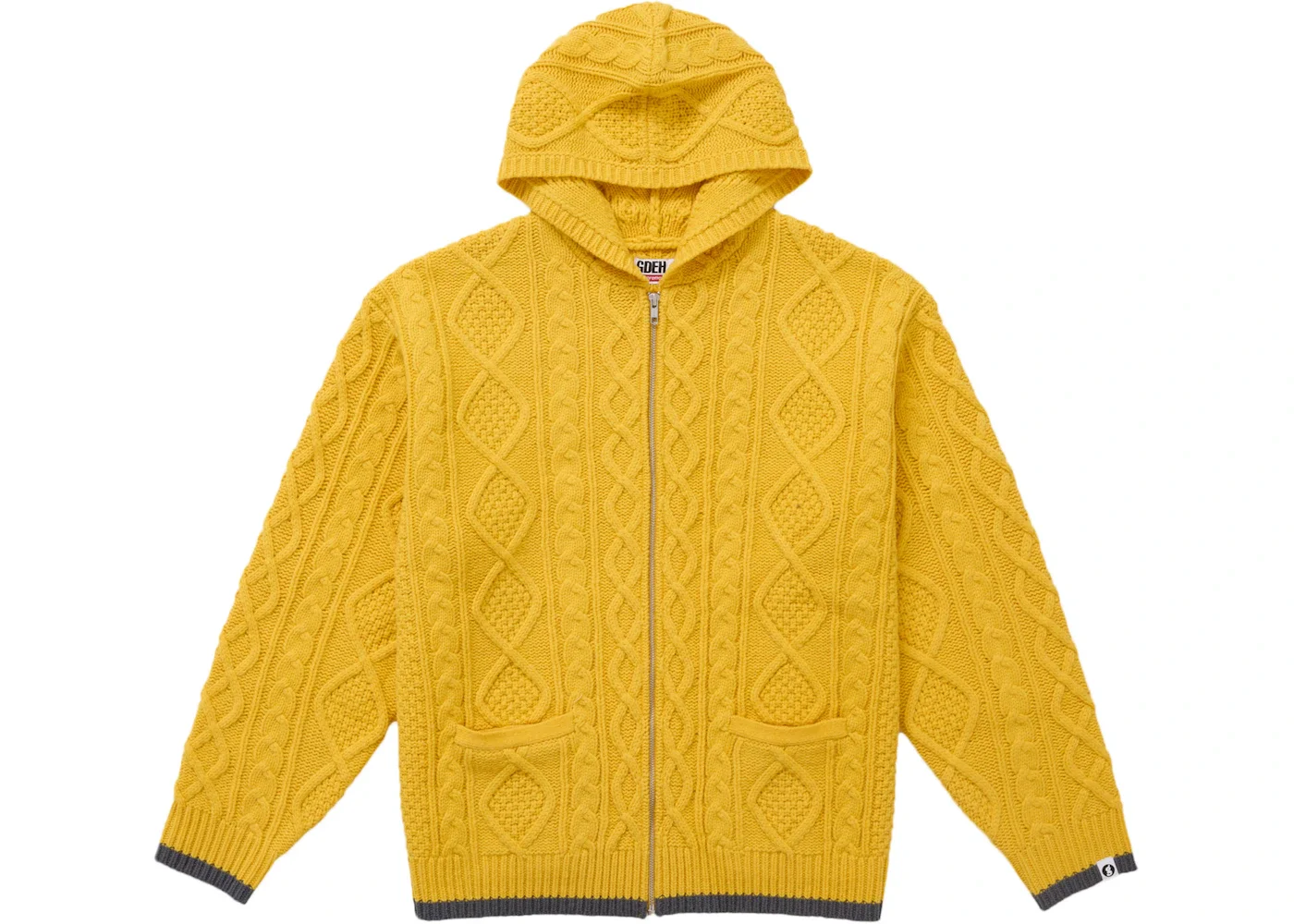 Supreme Supreme GOODENOUGH Zip Up Hooded Sweater Yellow - 4f439e91 
