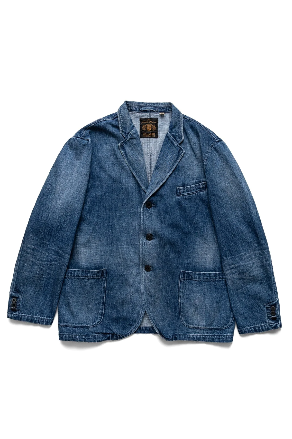 (Dartford) 11.5oz Denim Jacket Fullcount x BiG Exclusive - Faded Indigo - 1