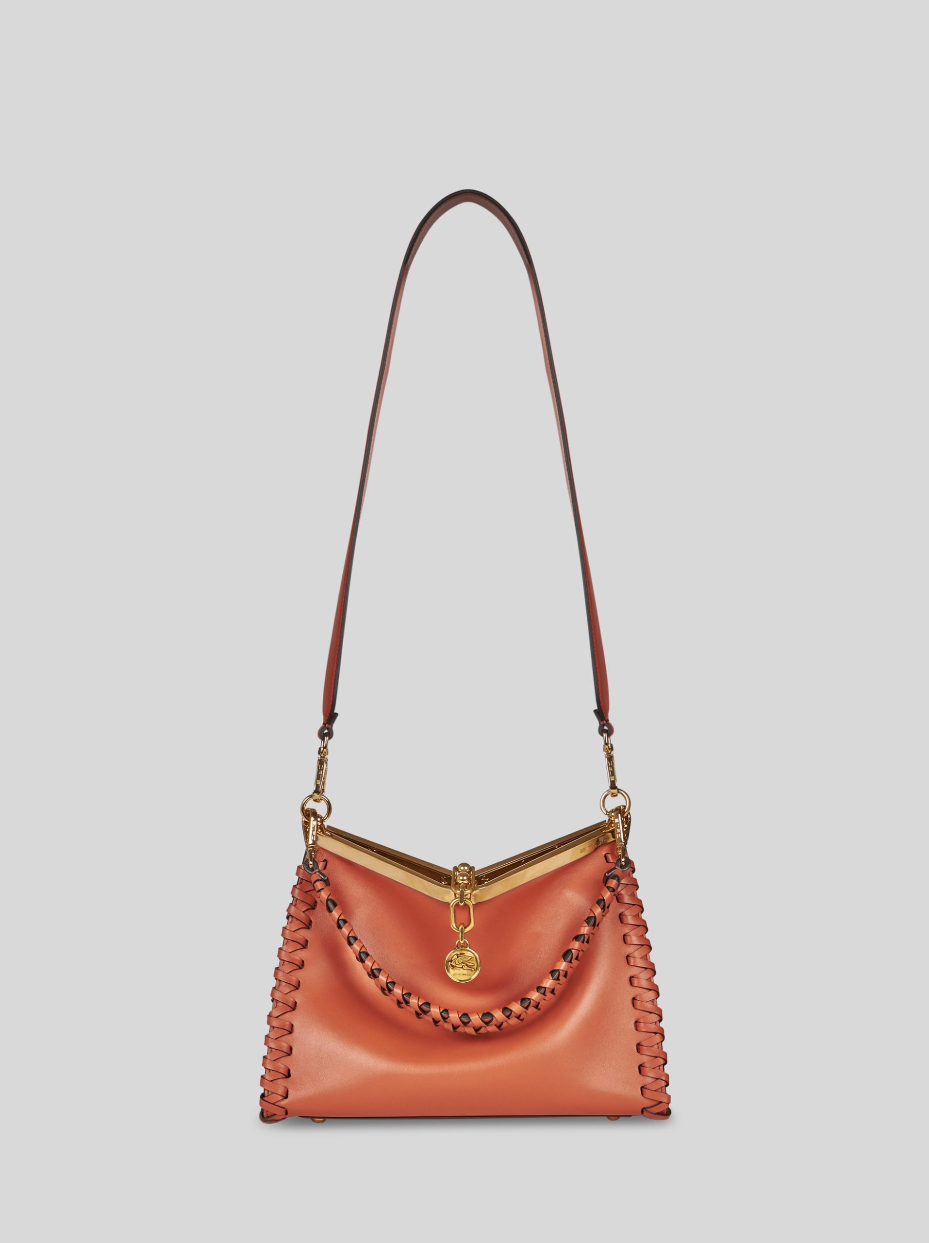 Etro – Vela Medium Con Infilature Rame - 2