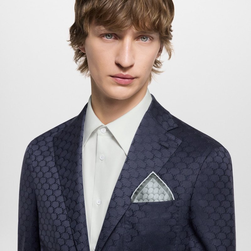 LV Fishnet Pocket Square 3