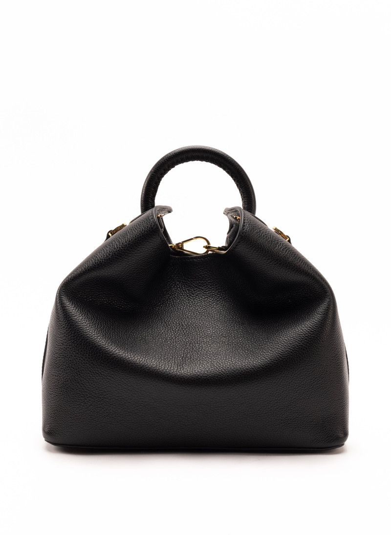 Raisin Pebbled Leather Black 1