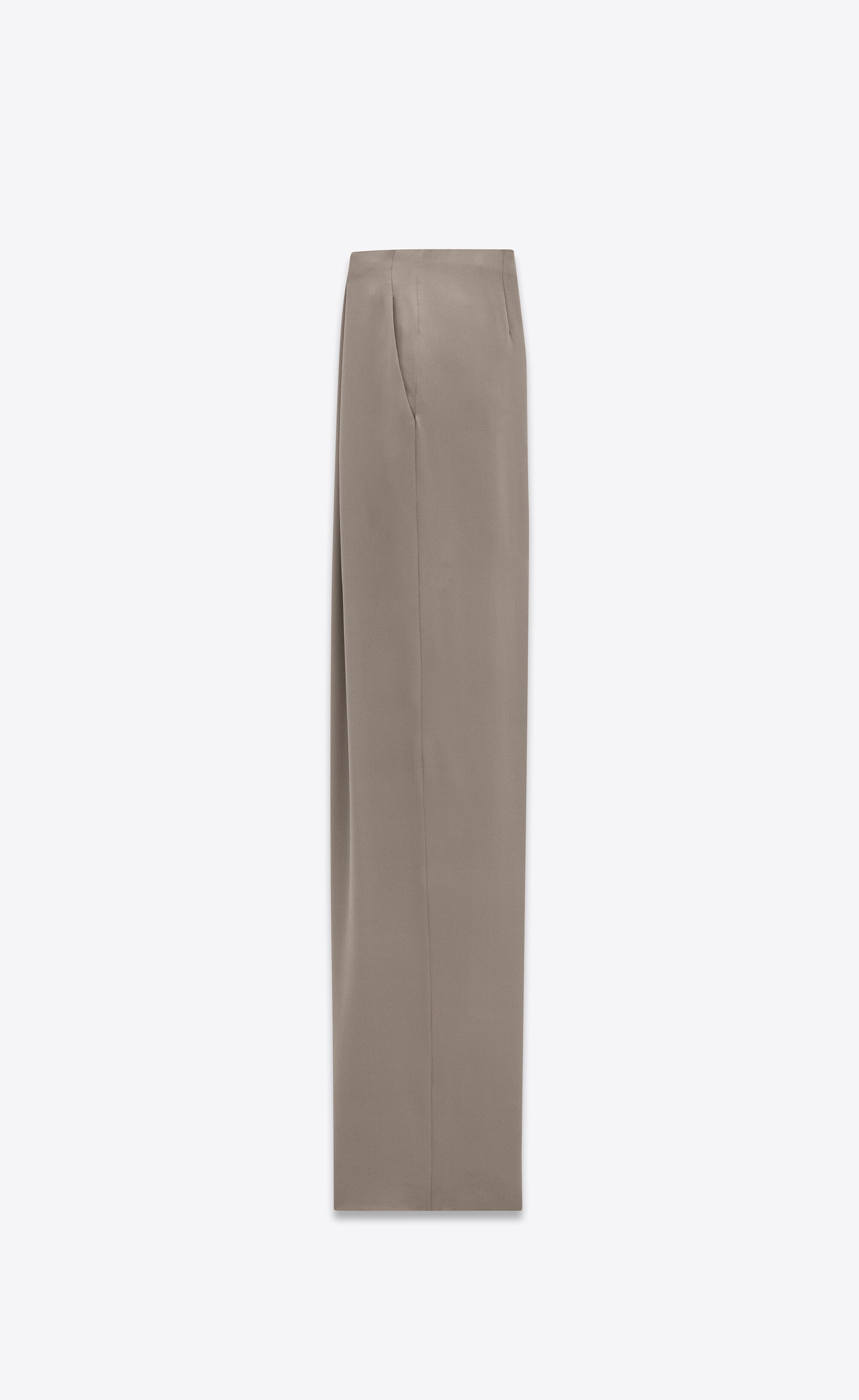 90's pants in silk crepe - 2