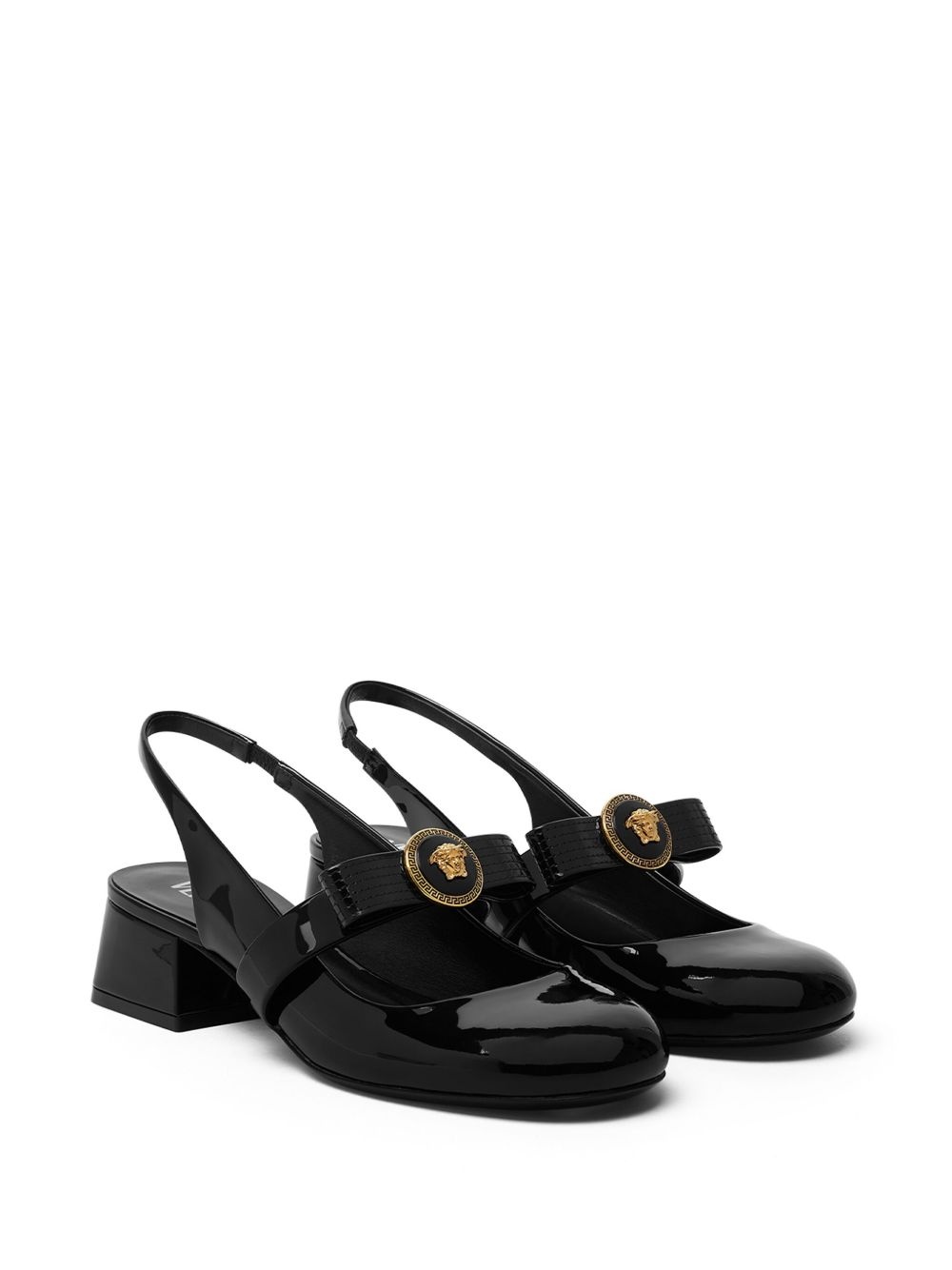 35mm Gianni Ribbon slingback pumps - 2