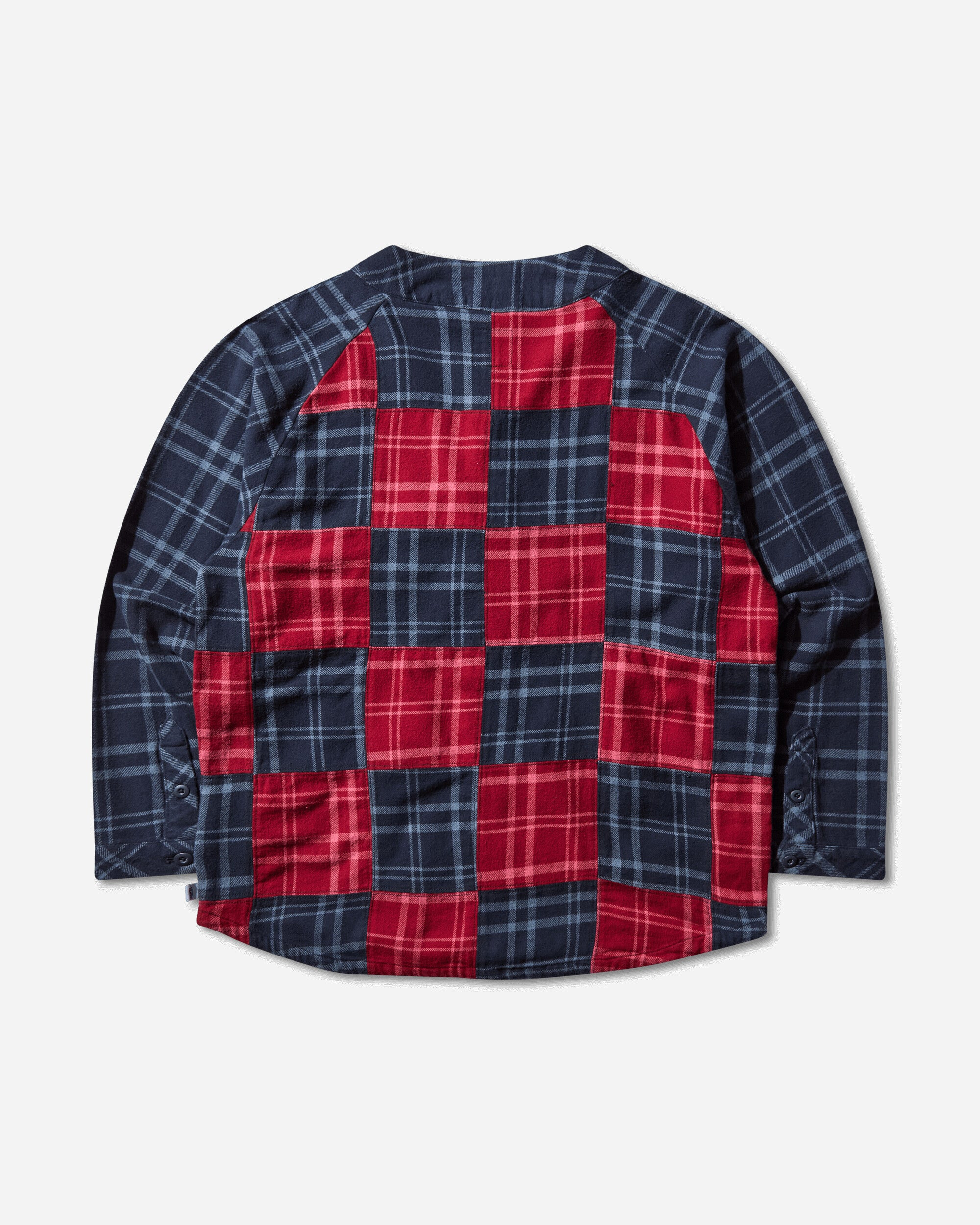 Men's OTW Blocked Flannel Shirt Blue - 2