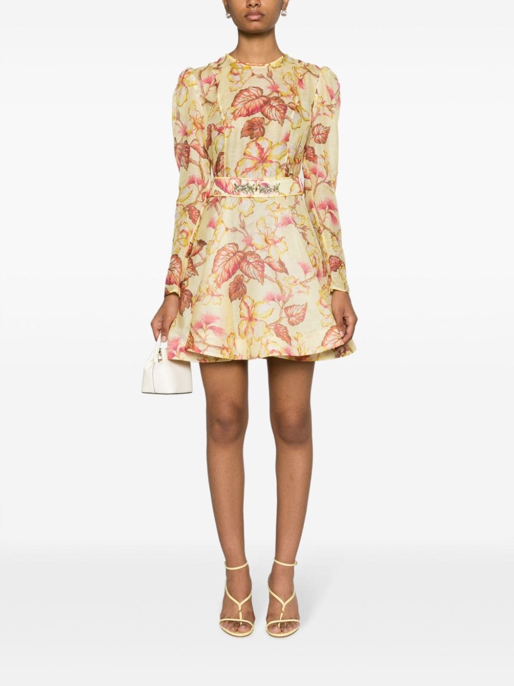 Hibiscus floral-print minidress - 2