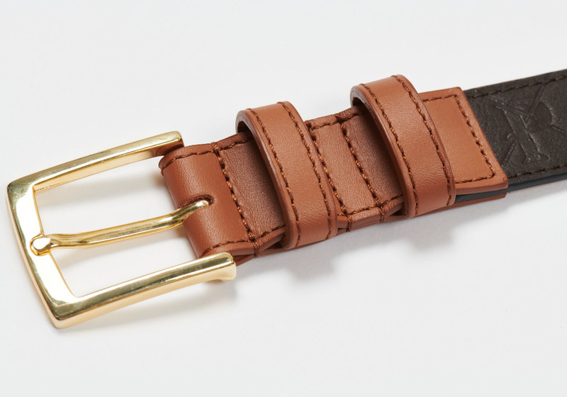 PAL-M-GRAM LEATHER BELT BROWN 5