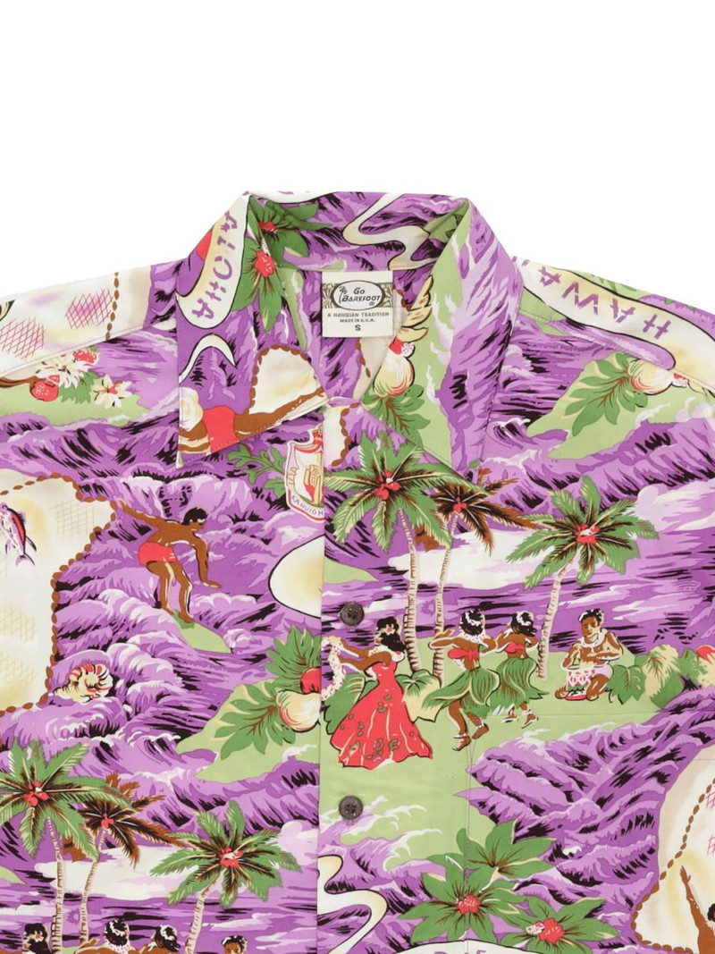 FORTELA Landofaloha bowling-collar shirt outlook