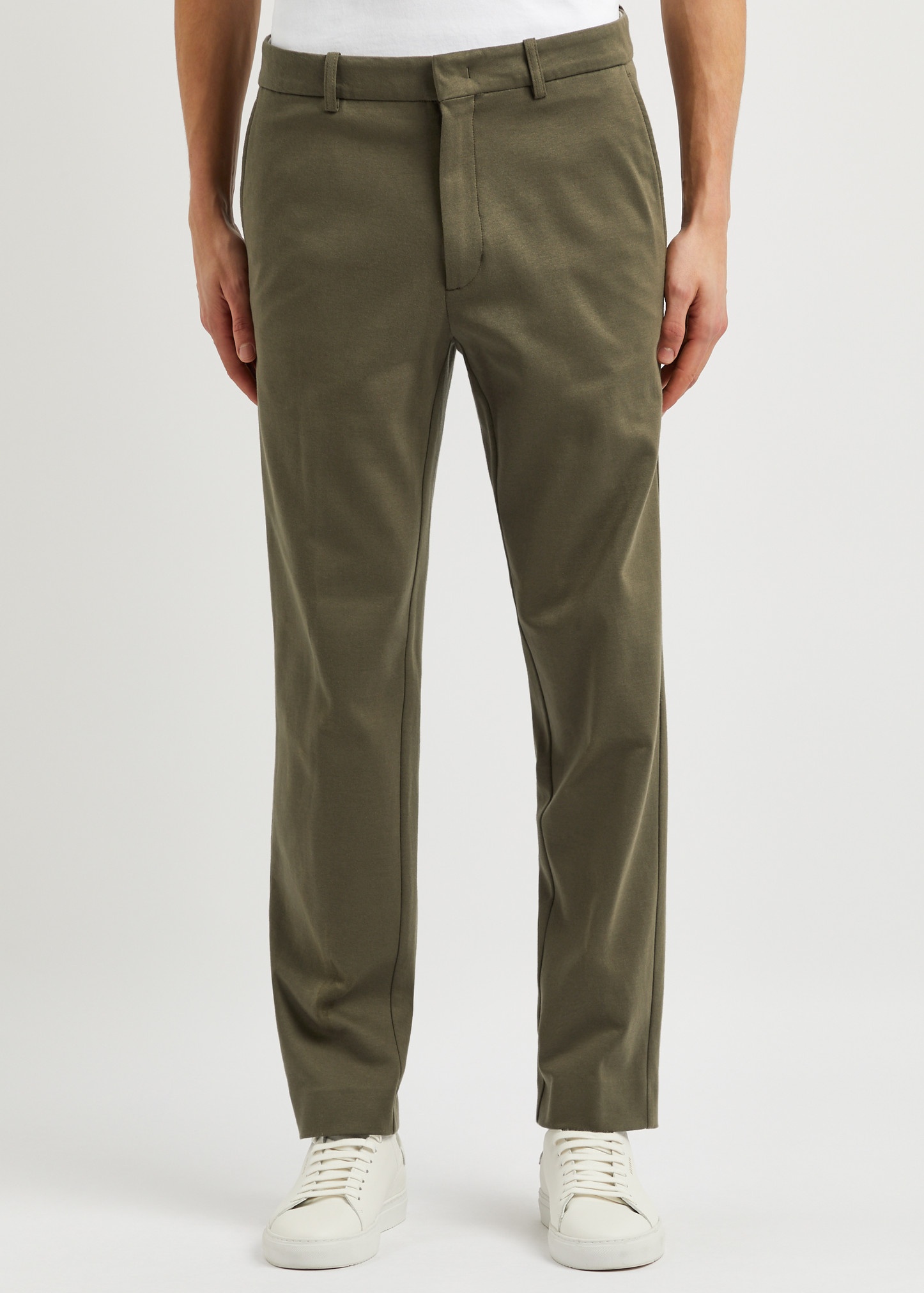 Tapered jersey trousers - 2