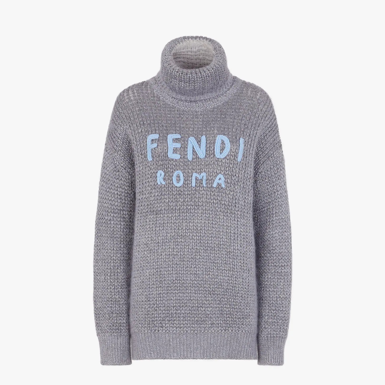 Gray wool sweater - 1
