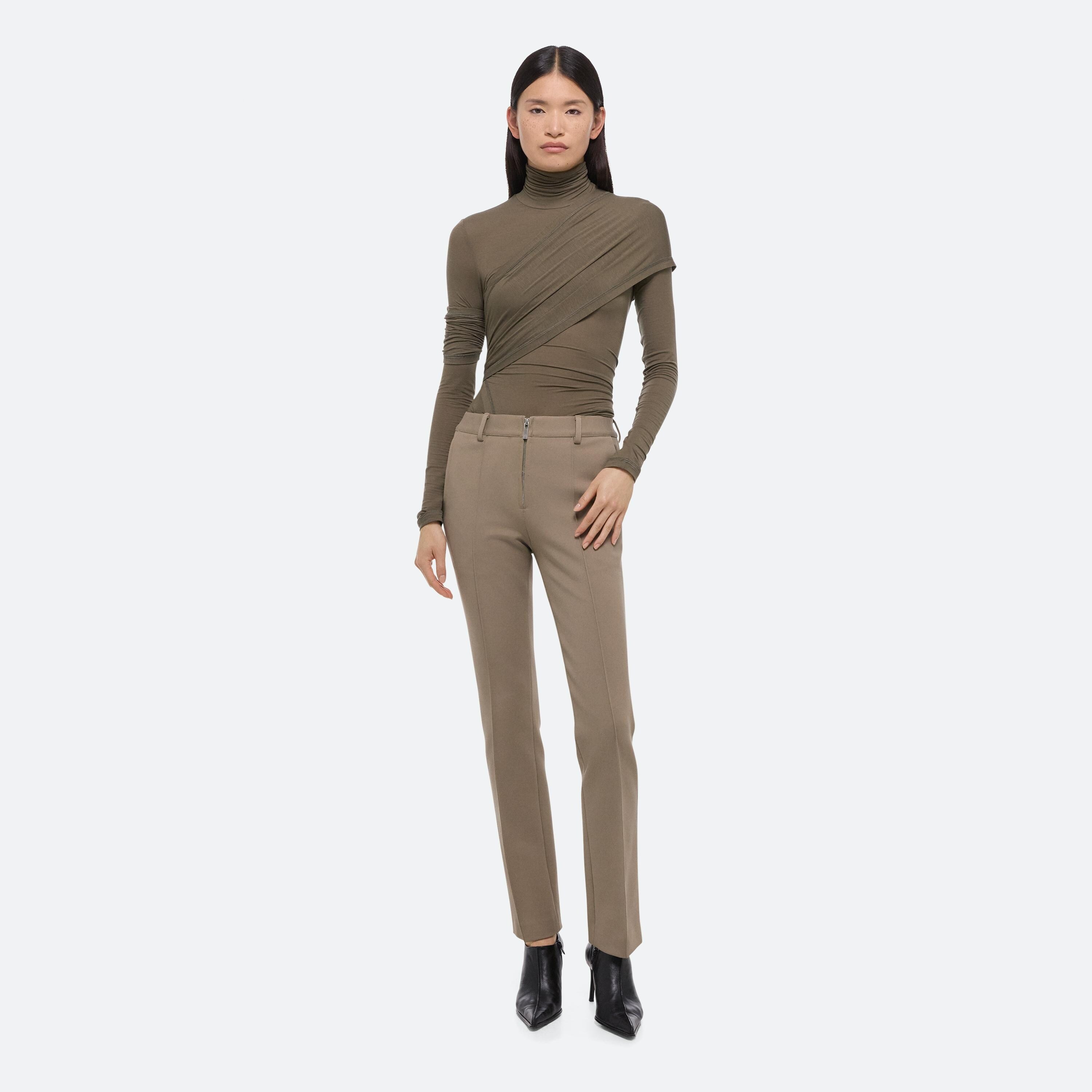 SLIM ZIP PANTS - 2