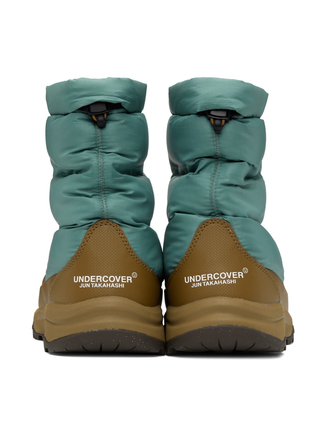 Green & Beige The North Face Edition Soukuu Nuptse Boots - 2