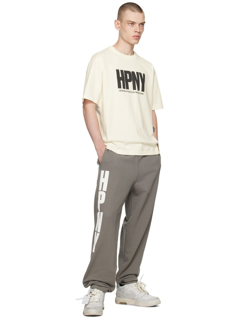 Heron Preston Gray 'HPNY' Lounge Pants outlook