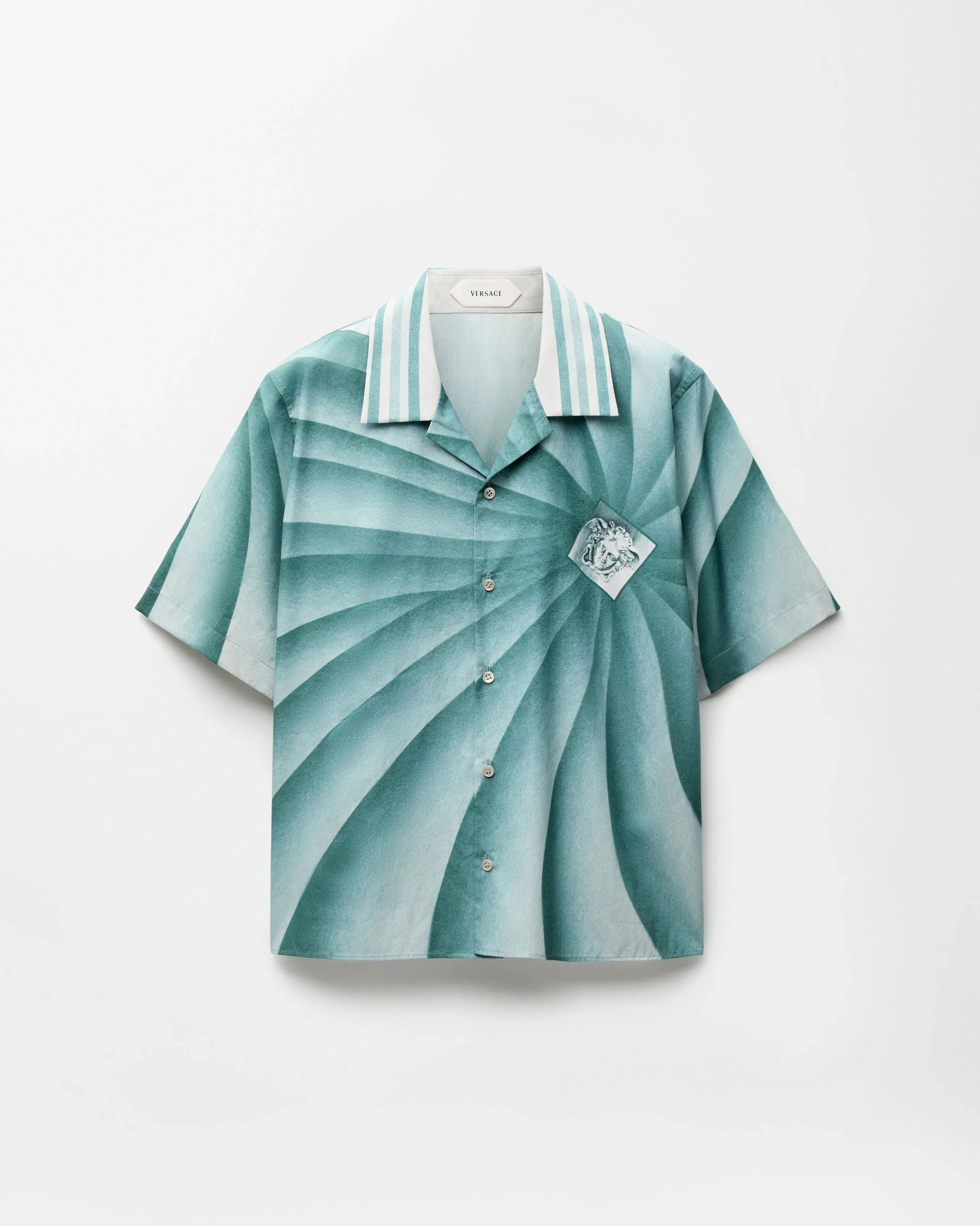 Printed Cotton-Poplin Shirt - 1